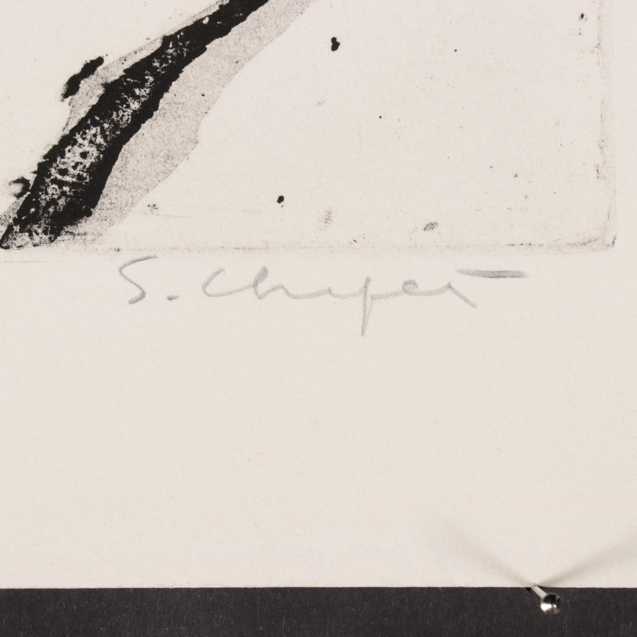 Sidney Chafetz Etching With Aquatint "Dr. Zollinger," 1975