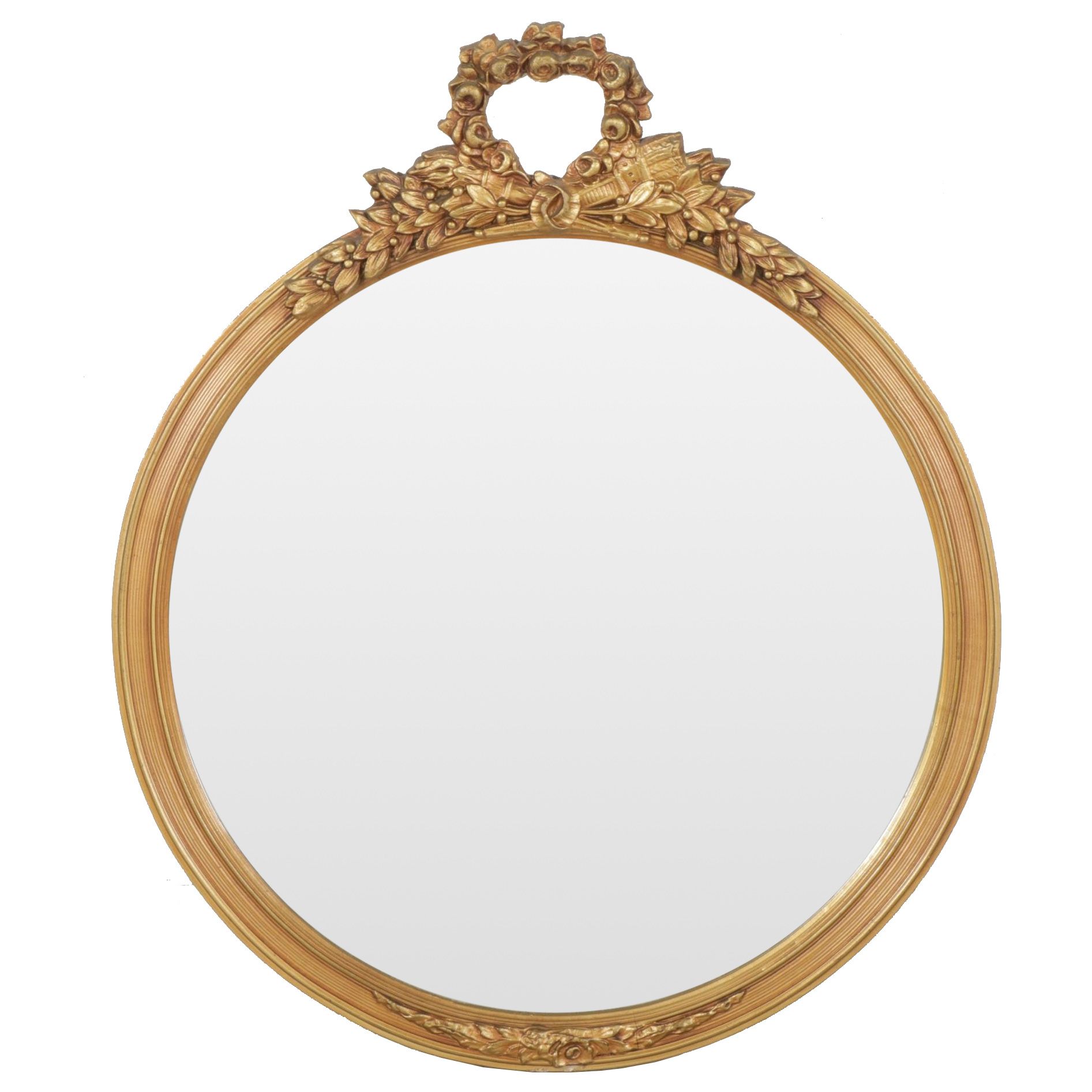 Gilt Composition Wall Mirror