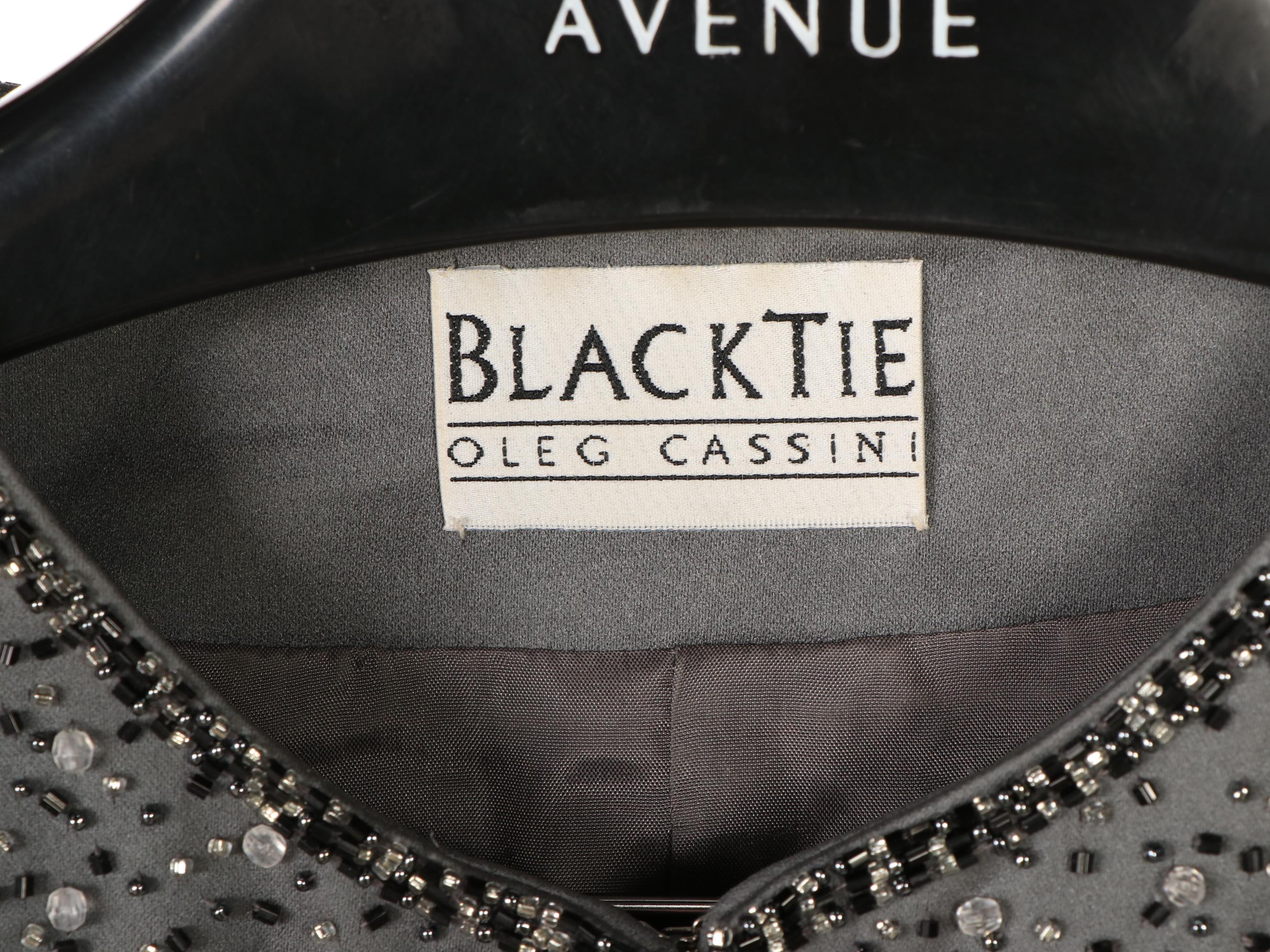 Armani Collezioni Velvet Jacket with Oleg Cassini Beaded Skirt Suit and More