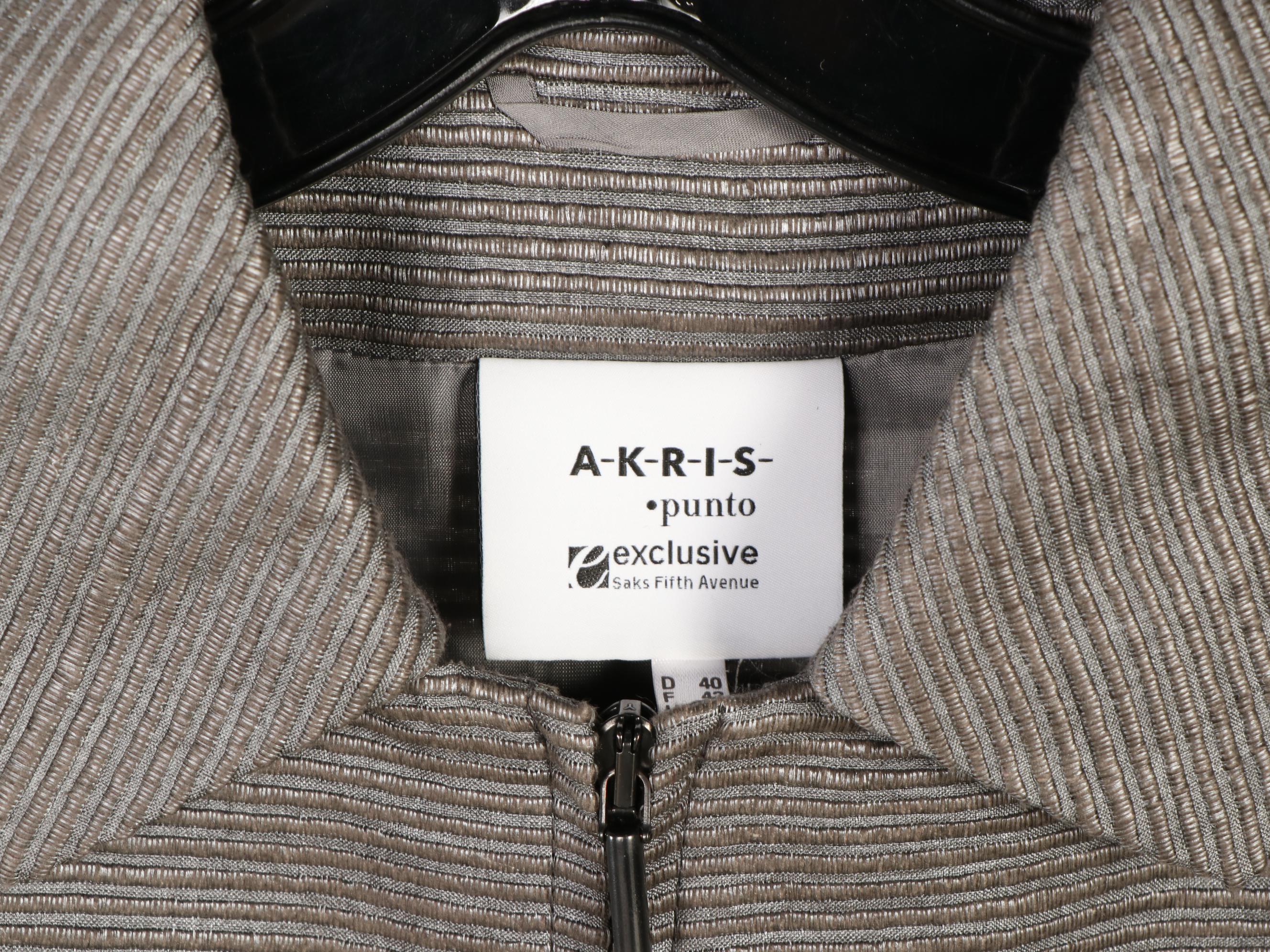 Armani Collezioni Velvet Jacket with Oleg Cassini Beaded Skirt Suit and More