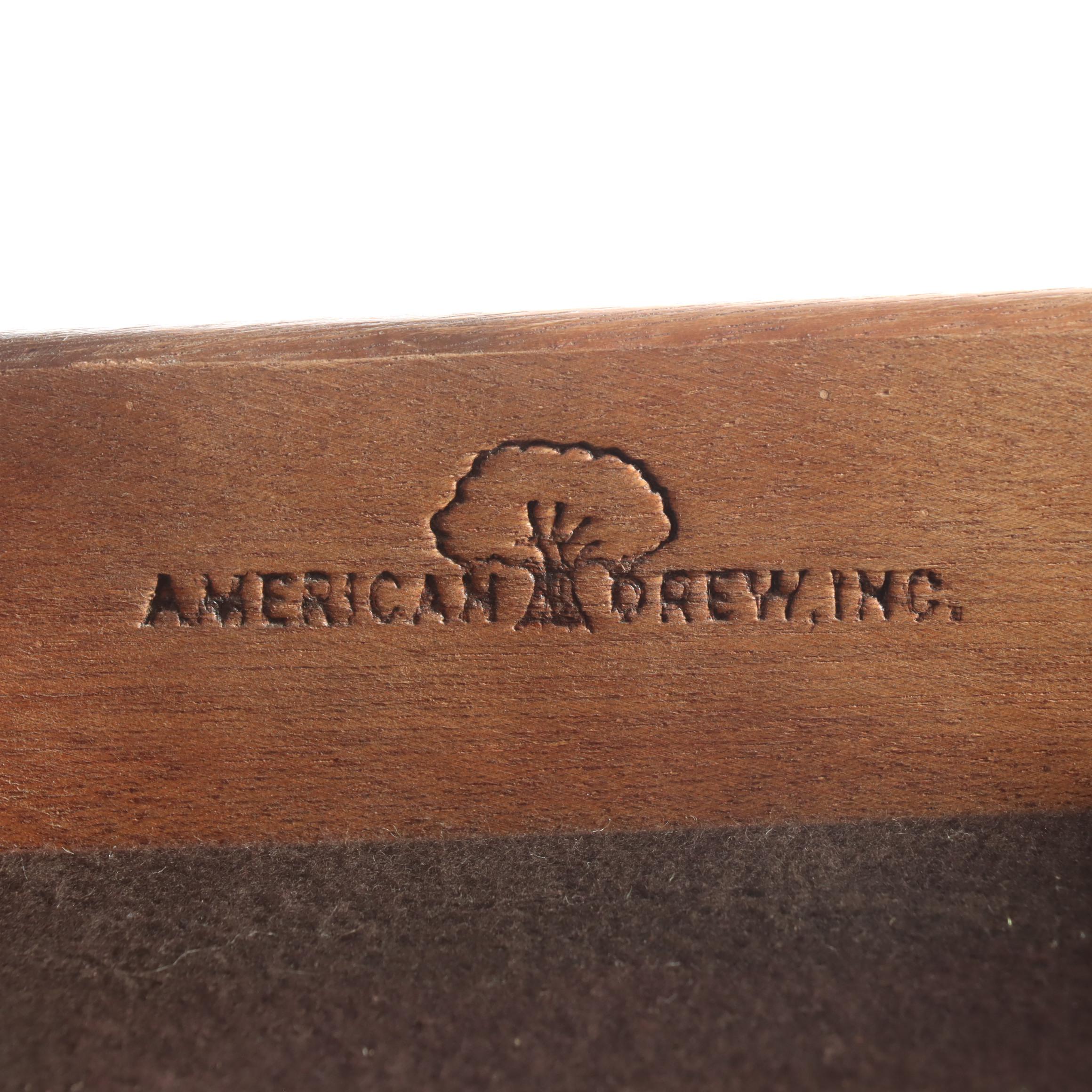 American Drew Queen Anne Style Cherry Silver Chest-on-Stand, Late 20th Century