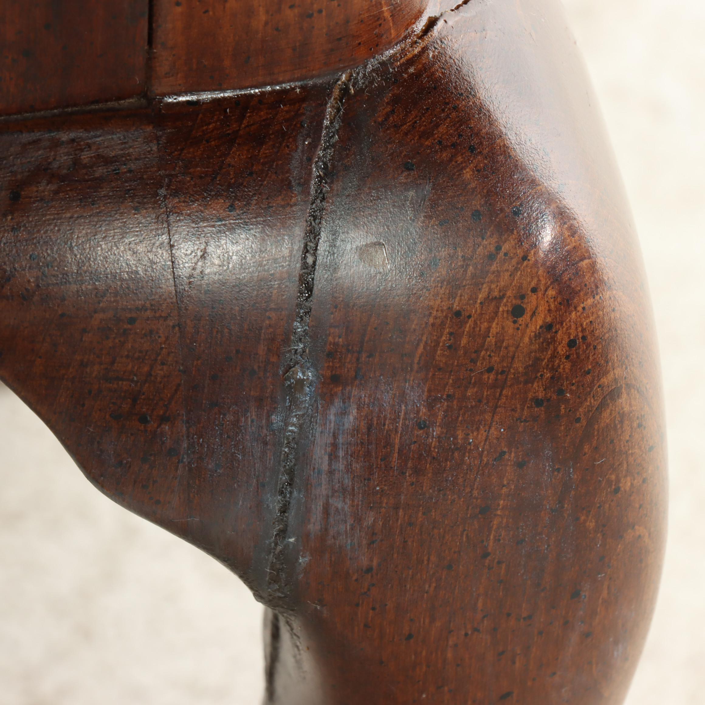 American Drew Queen Anne Style Cherry Silver Chest-on-Stand, Late 20th Century