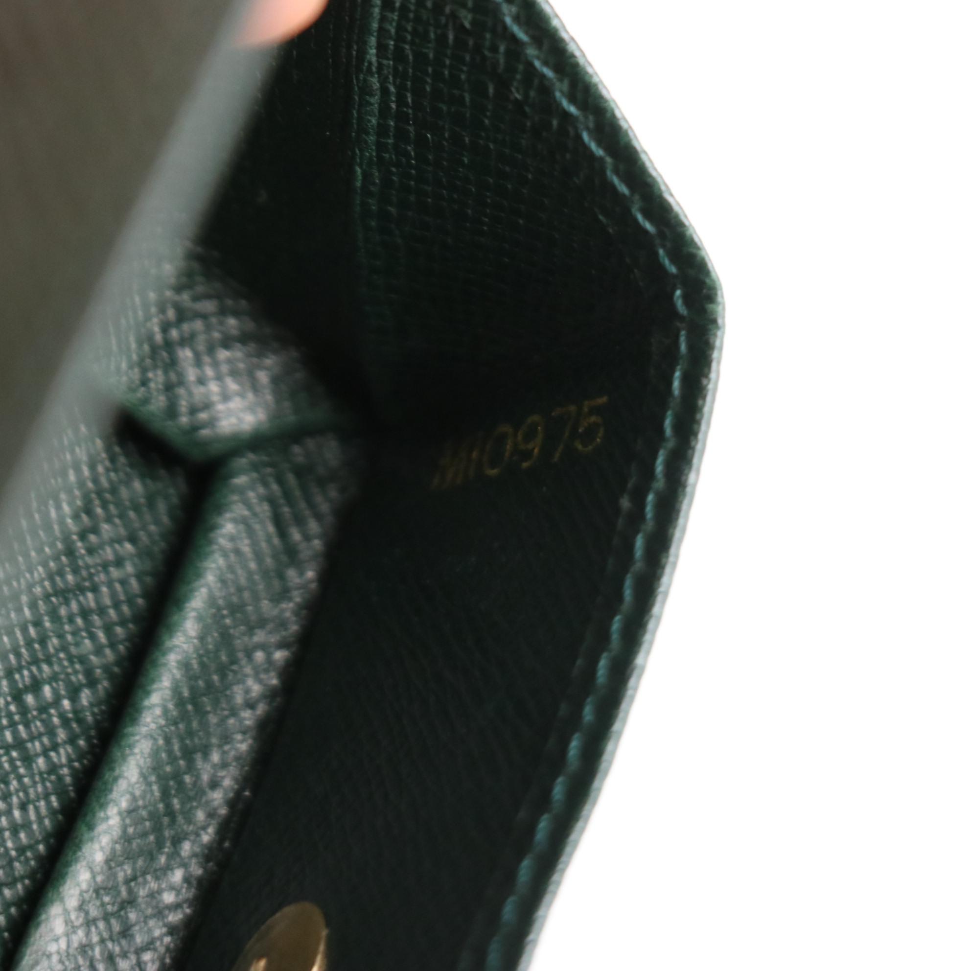 Louis Vuitton Accessory Snap Pouch in Taiga Leather