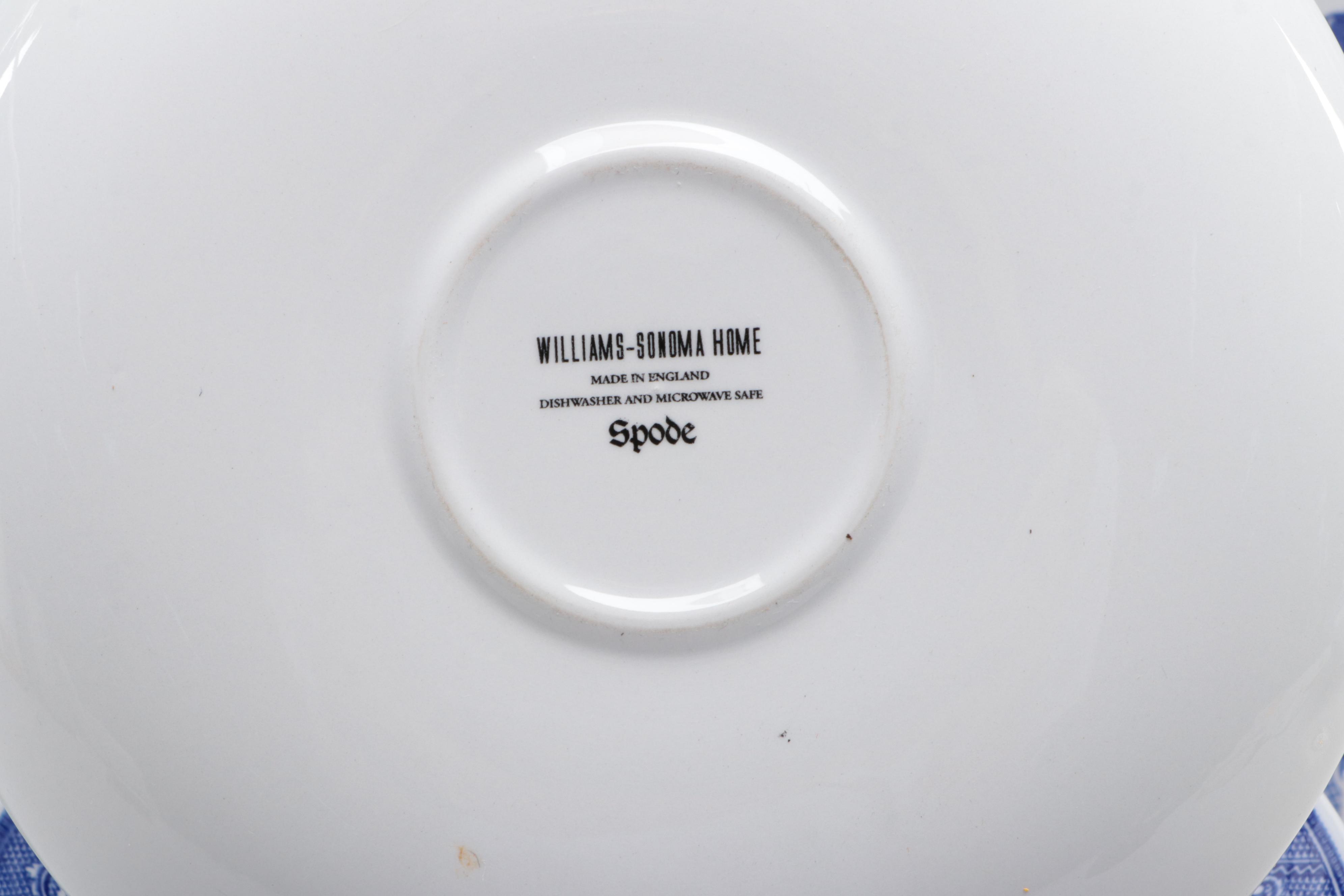 Spode for Williams-Sonoma "Blue Willow" Ceramic Dinnerware