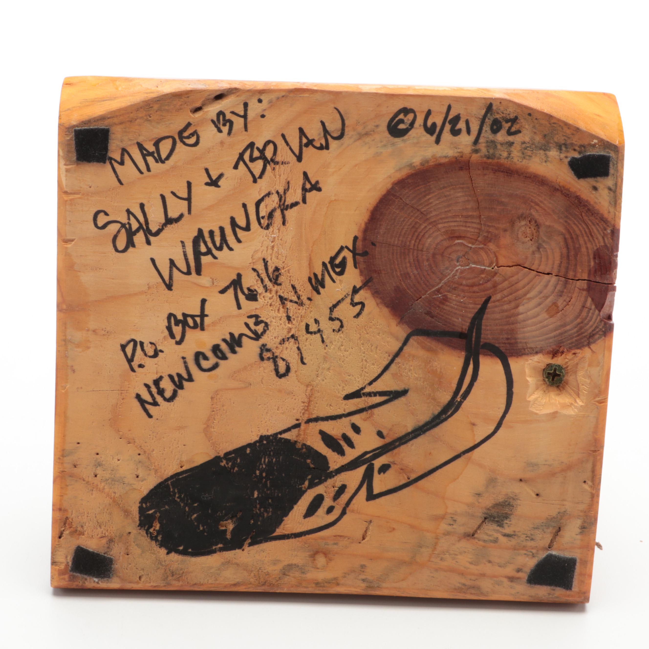 Artist Signed Hopi "Hemis Harvest Dancers" Other Kachinas and Diorama