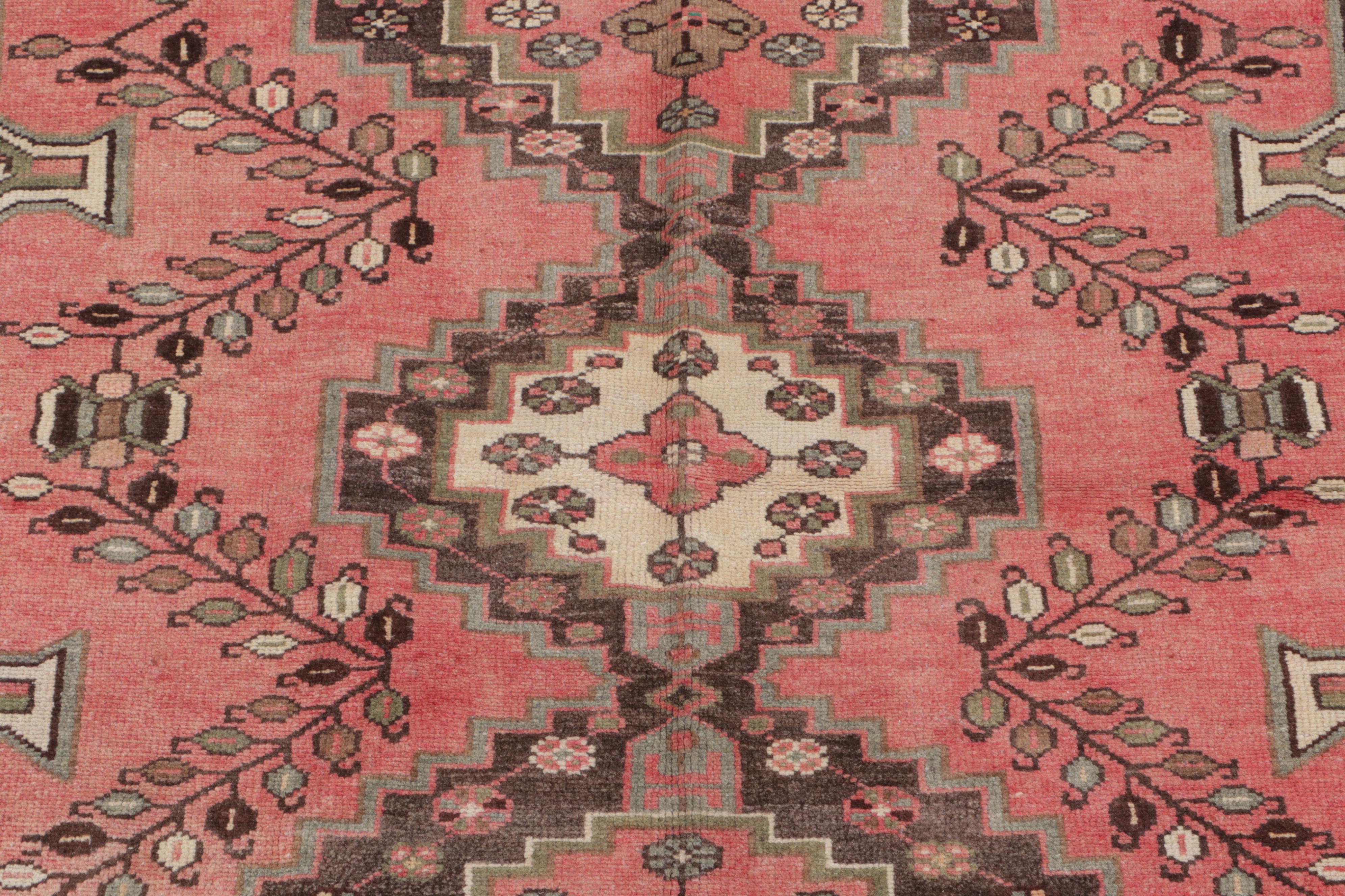 4'4 x 6'7 Hand-Knotted Persian Hamadan Area Rug