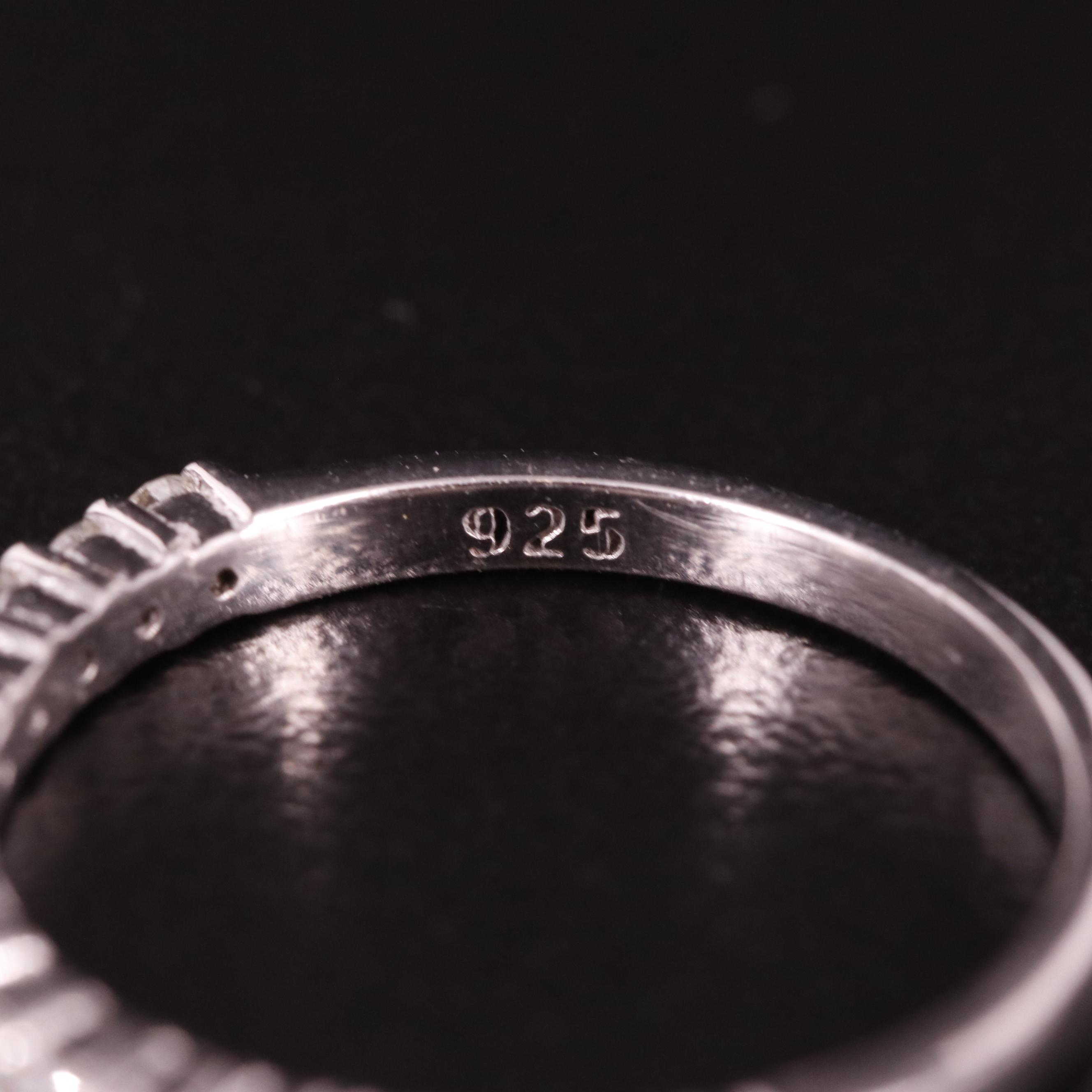 Sterling Diamond Band