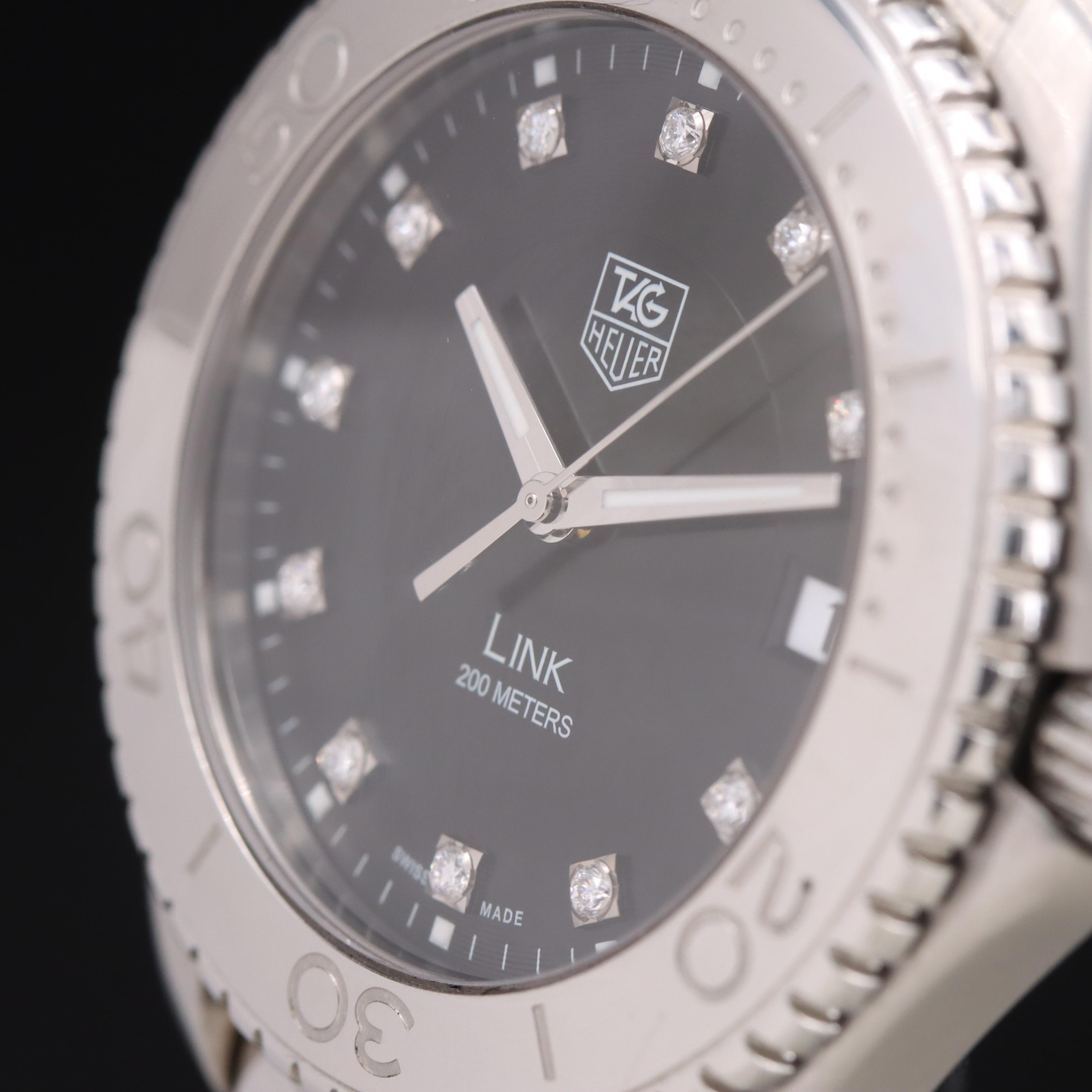 TAG Heuer Link Diamond Dial Quartz Wriswatch