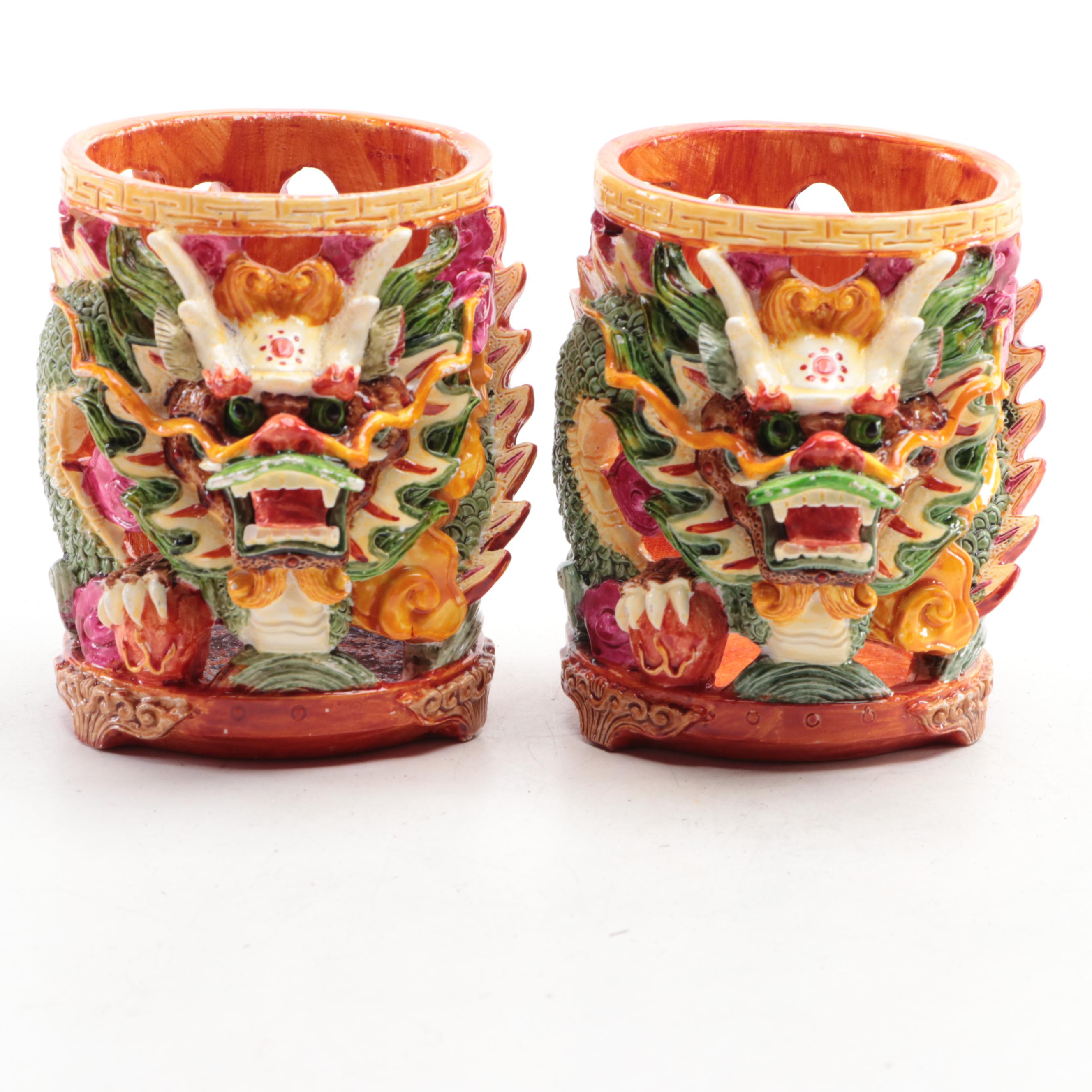 Gump's with Other Chinese Dragon Box, Figurine, Candle Votives and More