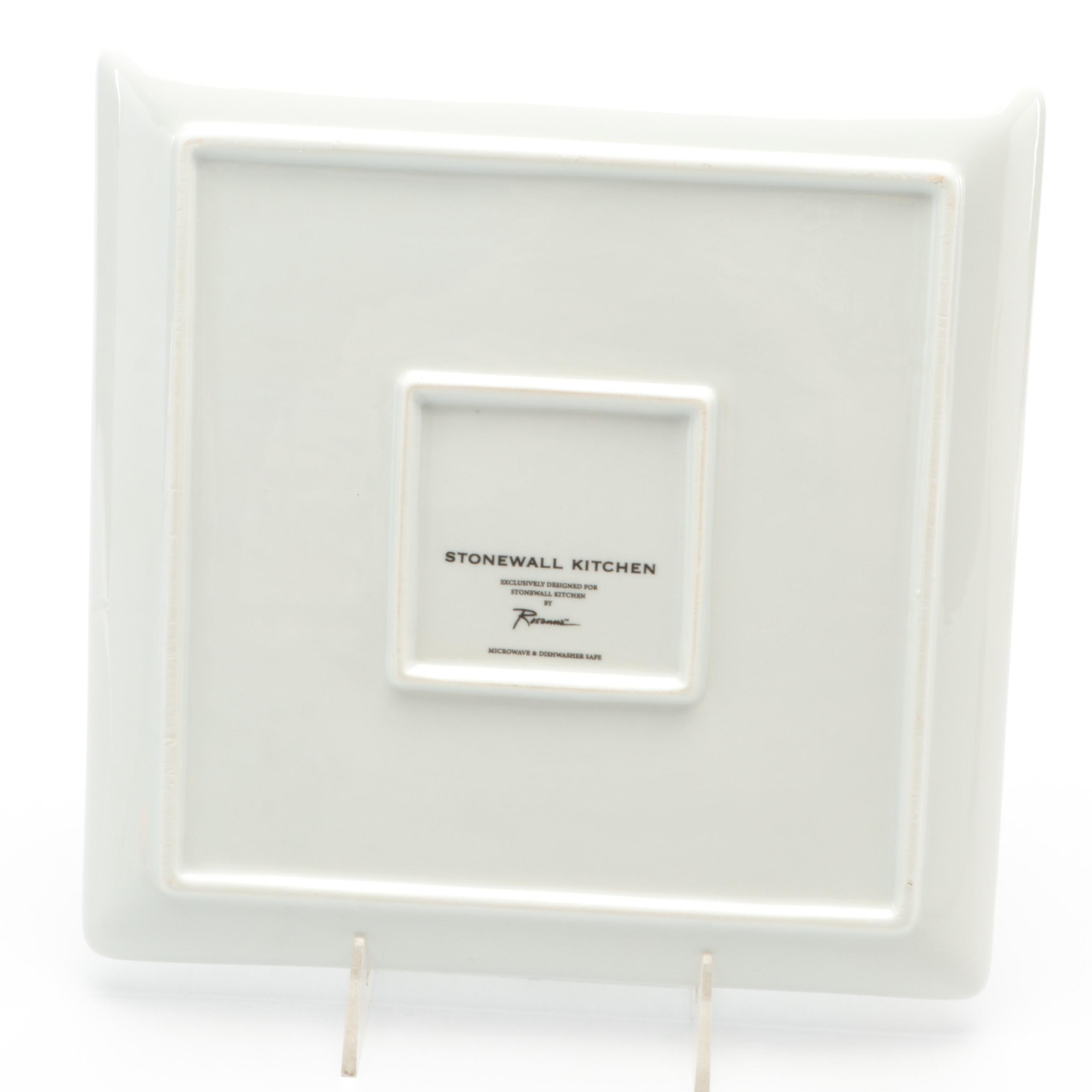 Rosanna for Stonewall Kitchen Appetizer Plates and Platters with Other Dishes