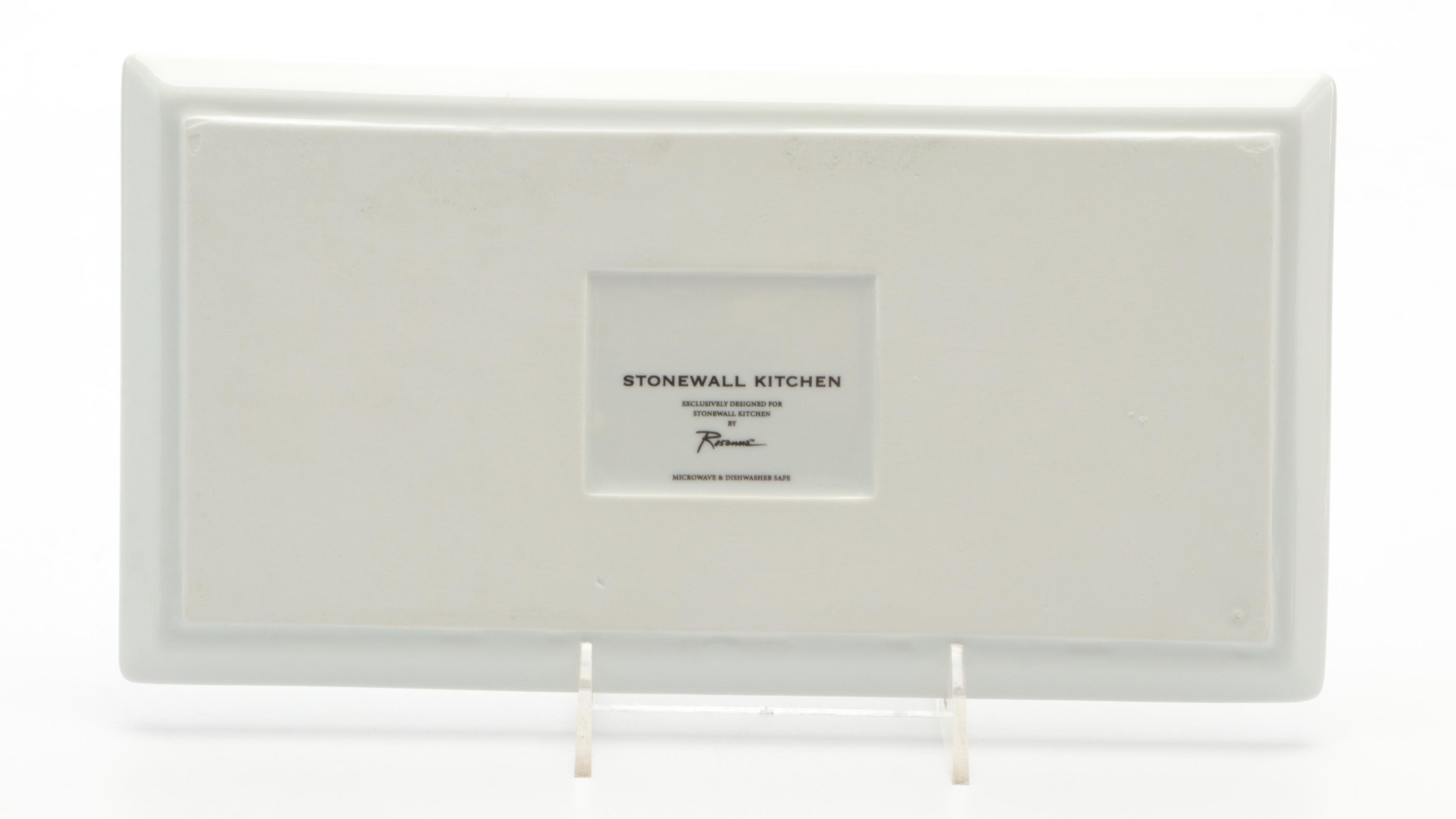 Rosanna for Stonewall Kitchen Appetizer Plates and Platters with Other Dishes