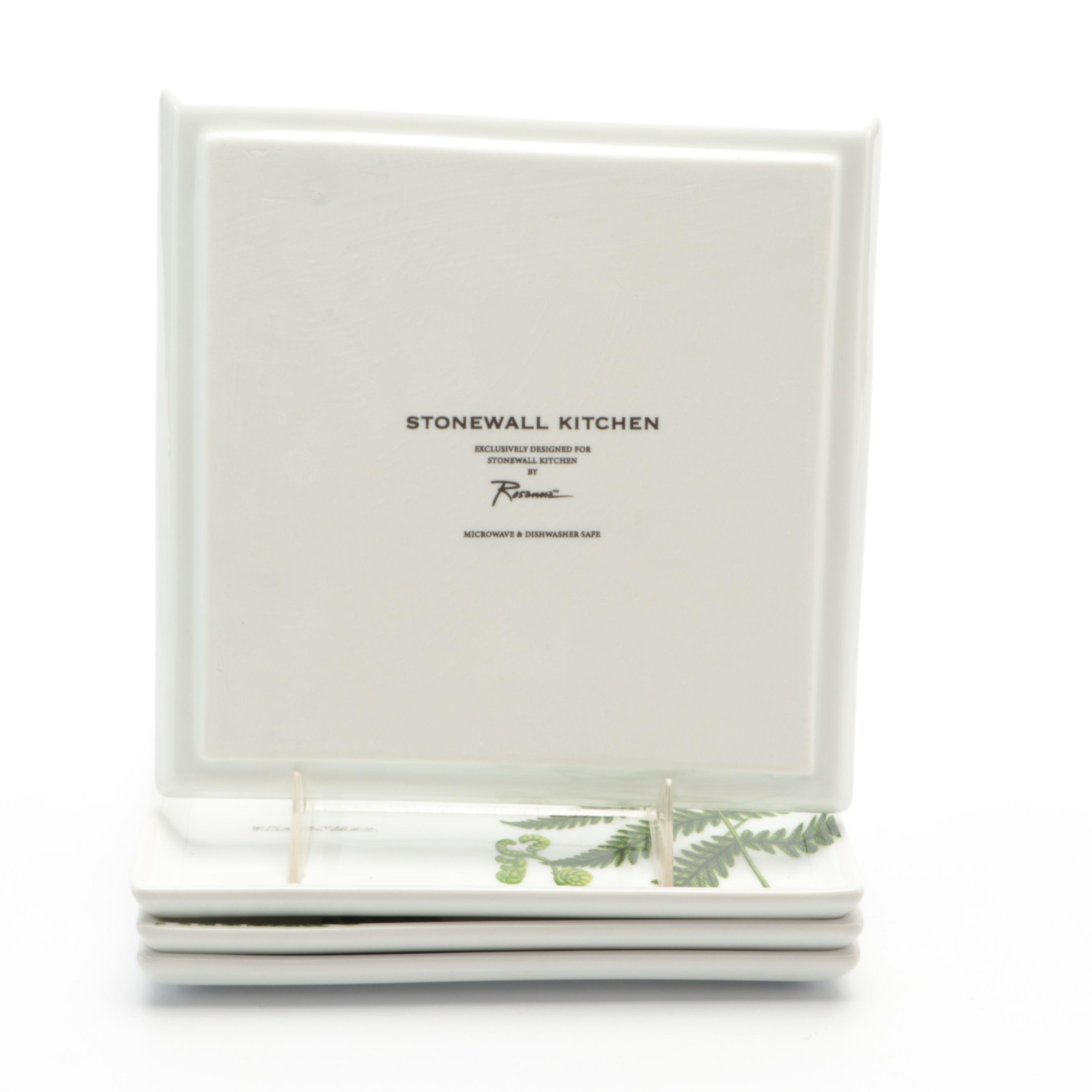 Rosanna for Stonewall Kitchen Appetizer Plates and Platters with Other Dishes