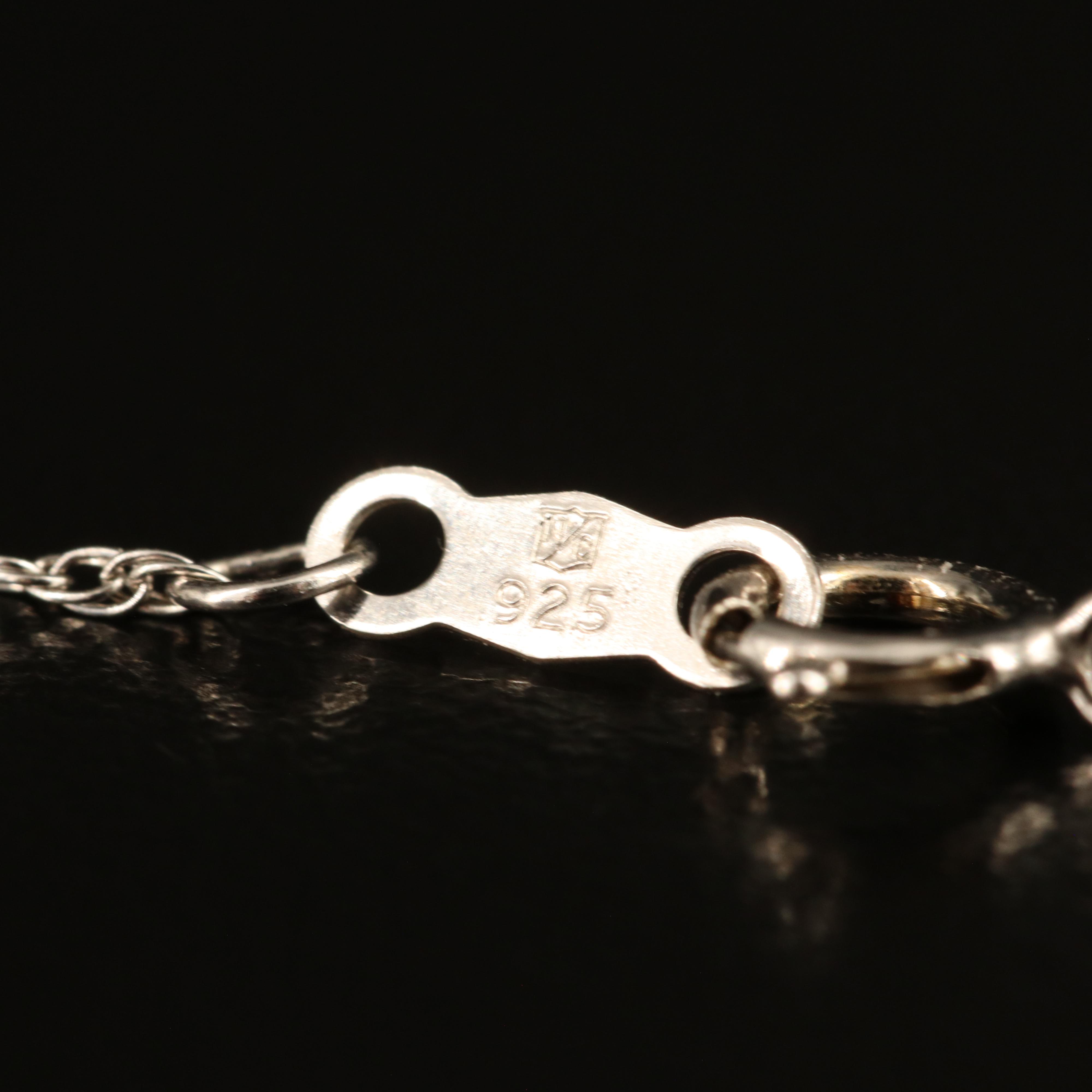 Sterling Sky Blue Topaz Pendant Necklace