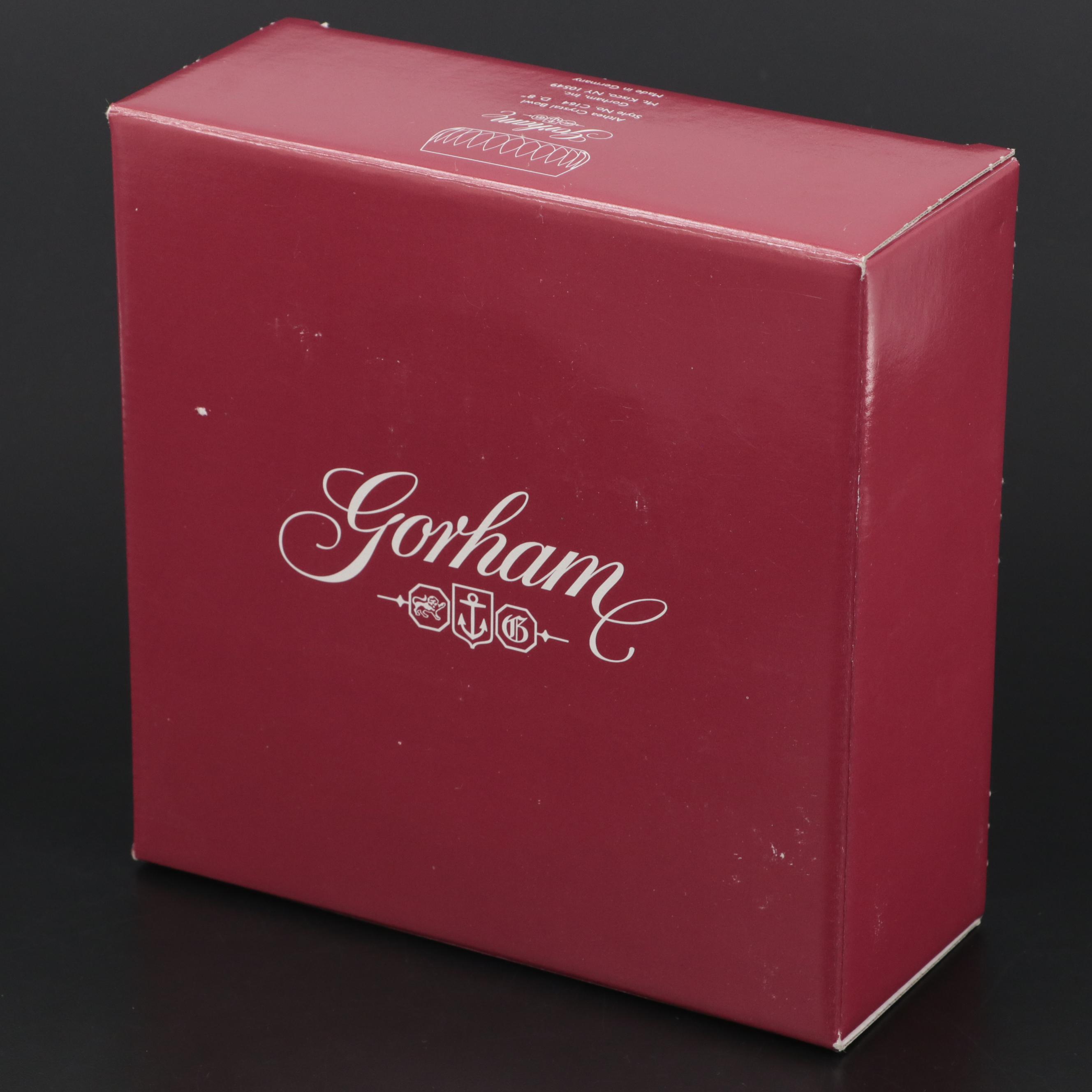 Gorham "Althea" Round Crystal Bowls, 1982–1988