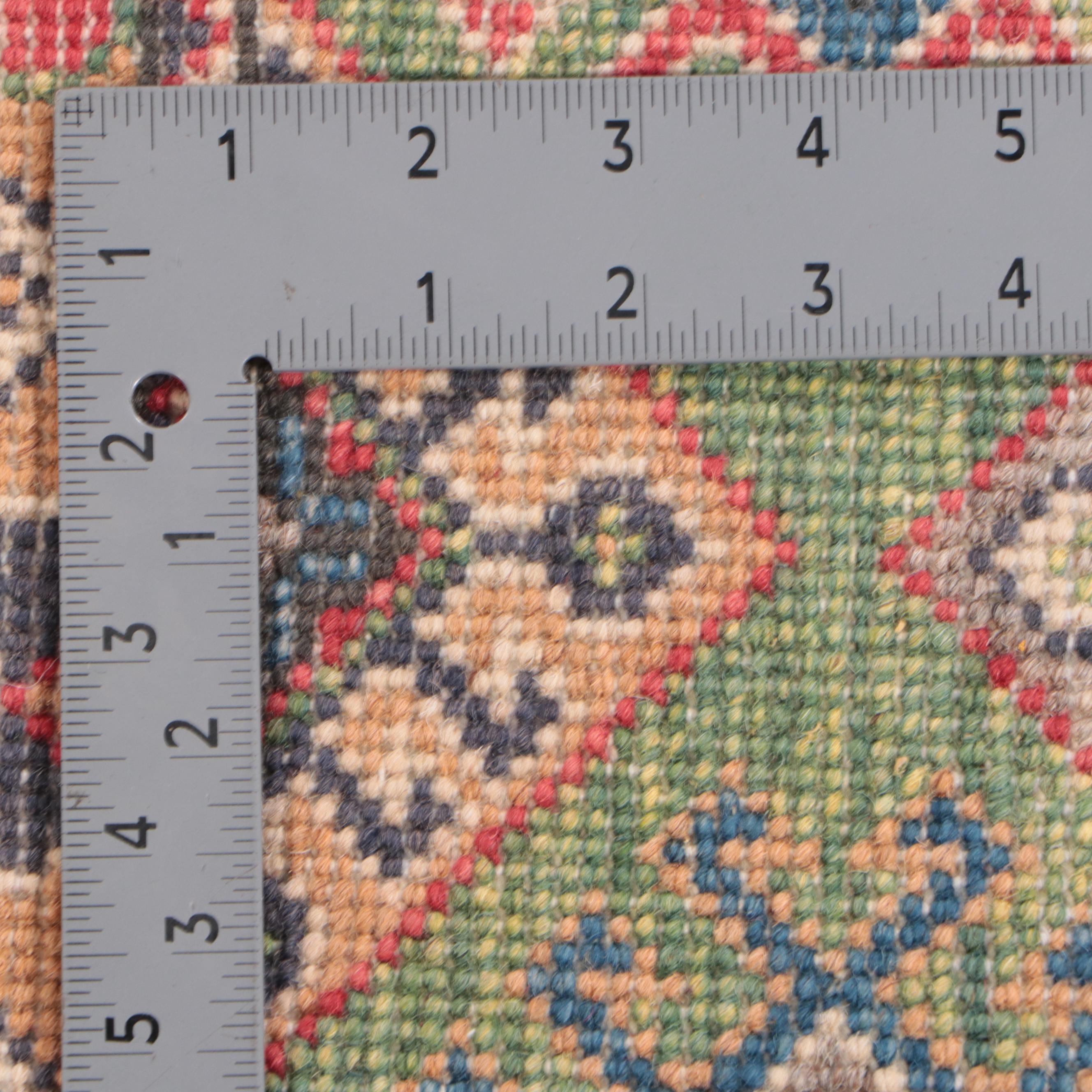 2'8 x 9'9 Hand-Knotted Afghan Kazak Carpet Runner