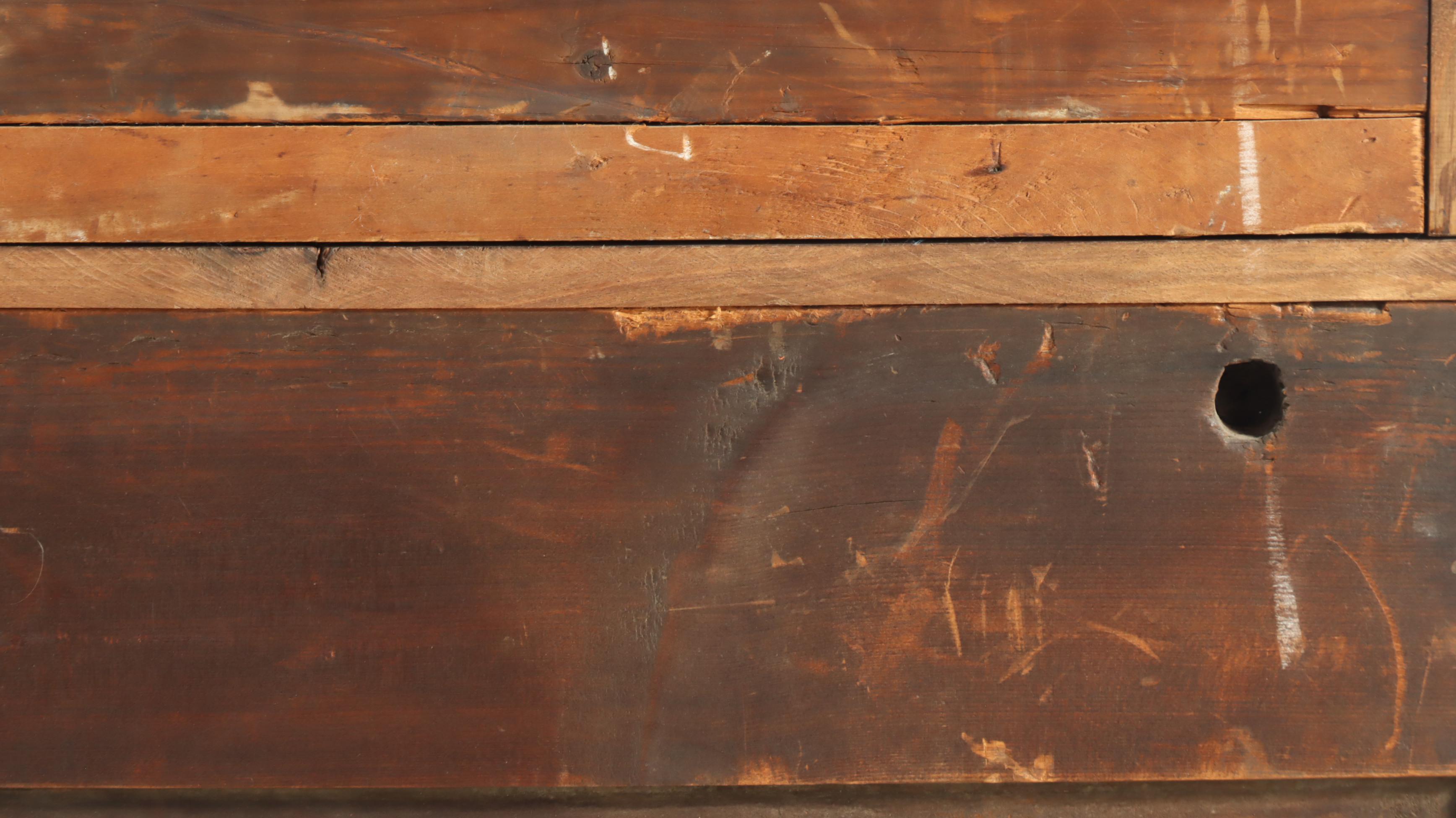 Federal Cherrywood and Hardwood Chest-on-Chest, 19th C and Restored