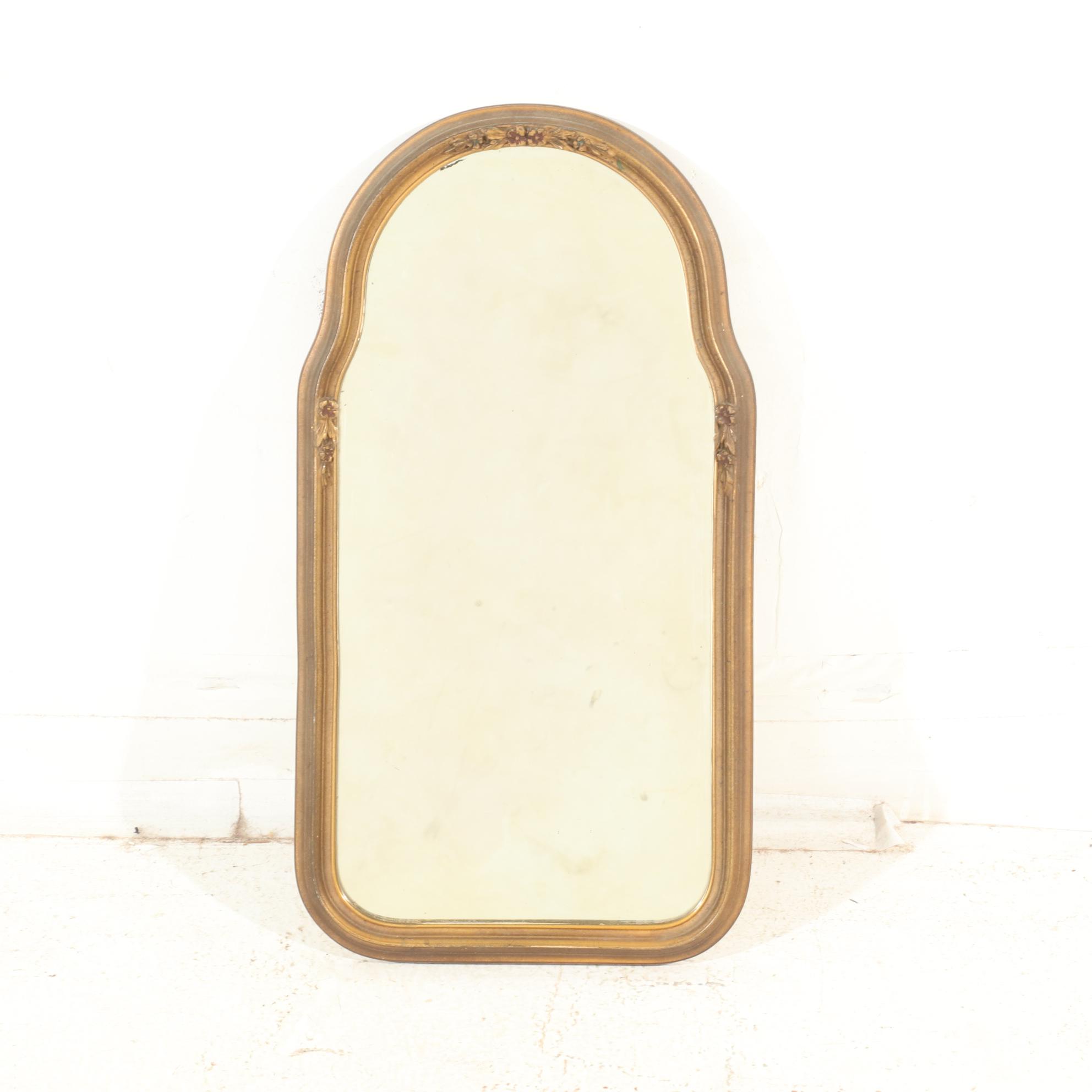 Swivel Arm Floor Lamp With Mirror and Two Oil Lamps