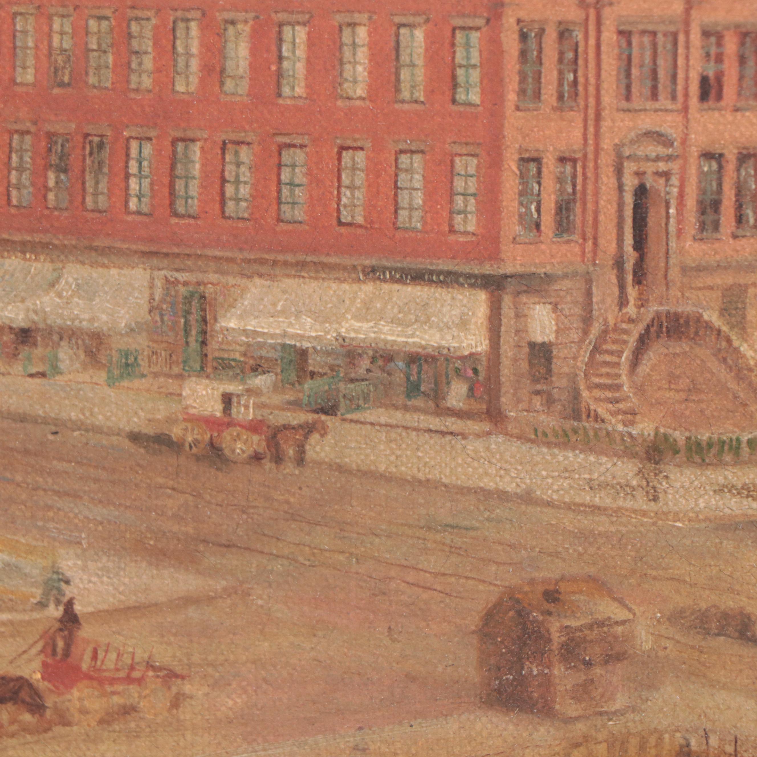 Oil Painting of Cityscape