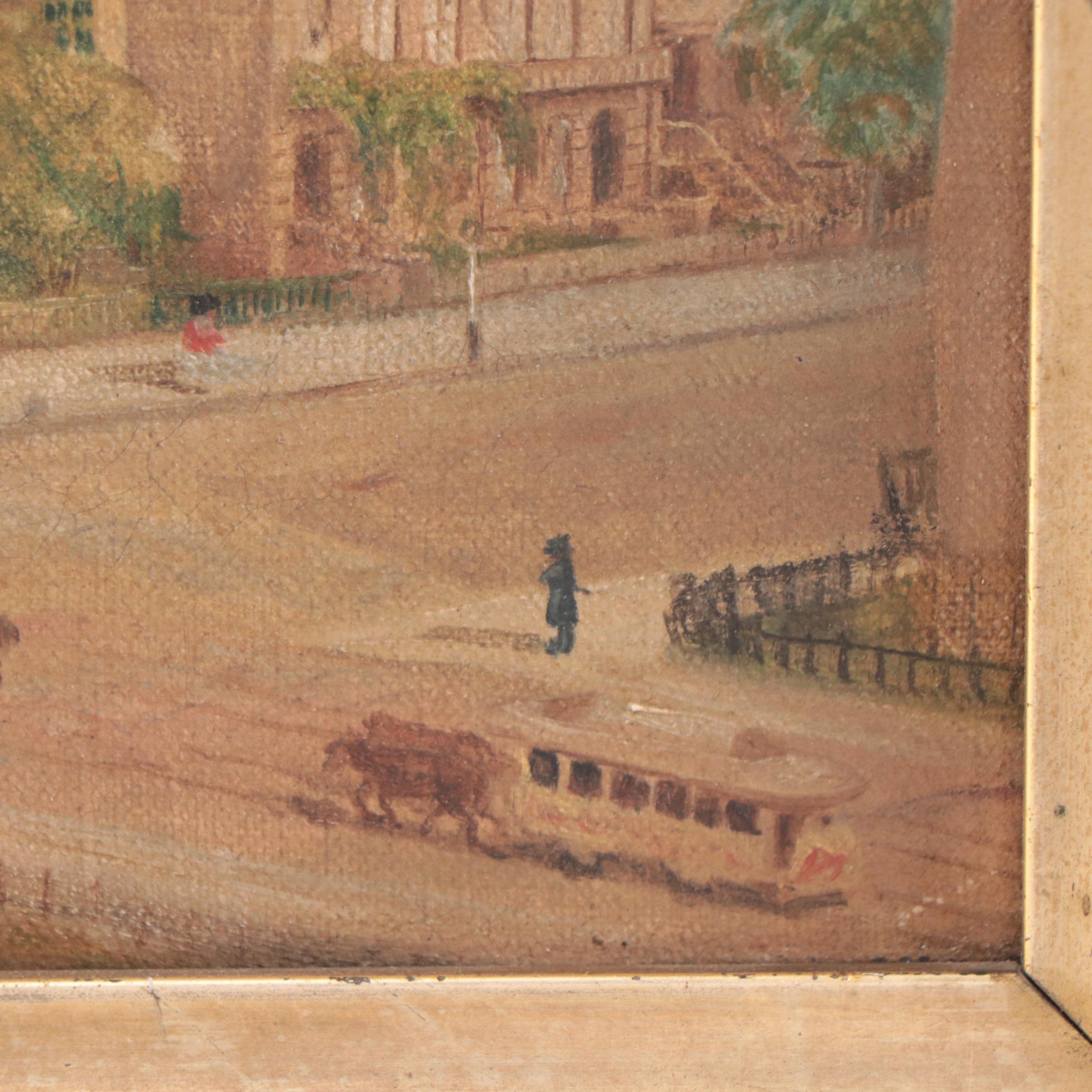 Oil Painting of Cityscape