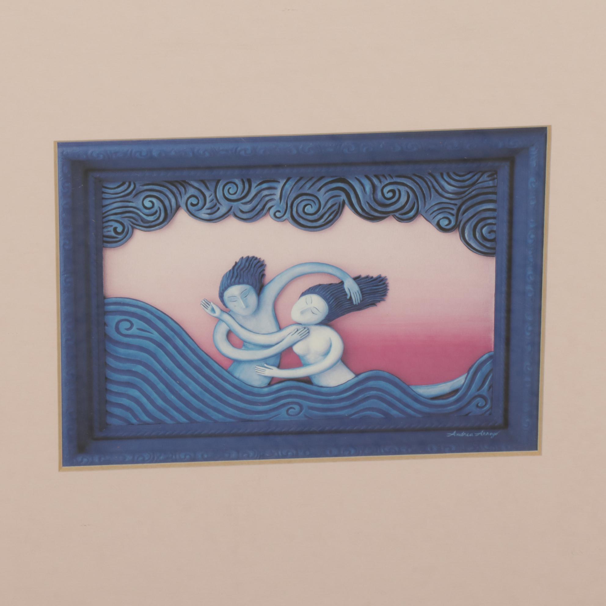 Folk Art Offset Lithographs After Andrea Arroyo, Late 20th Century