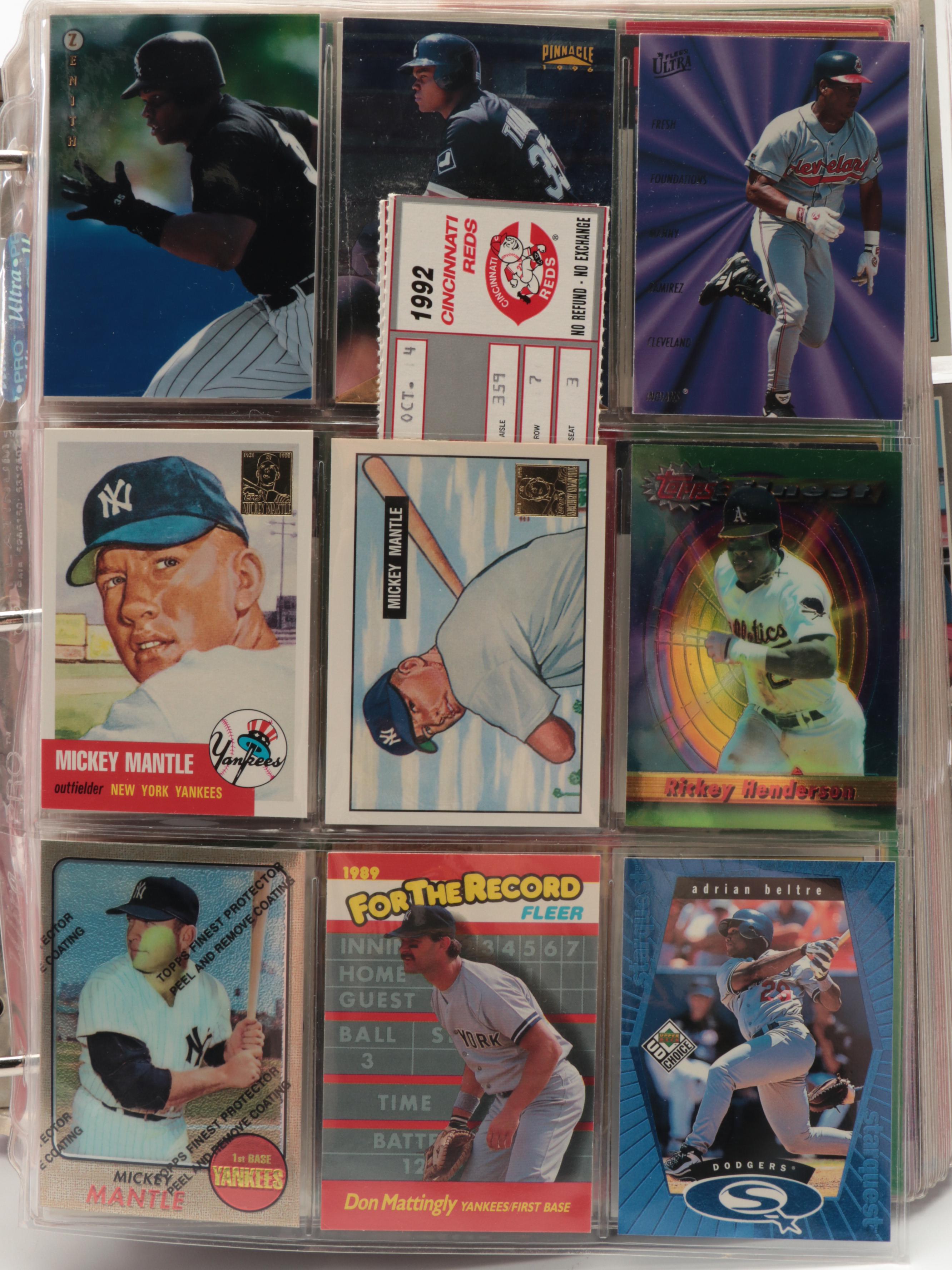 Topps with Other Sports Cards, Babe Ruth, Dan Marino, and More, 1970s–1990s