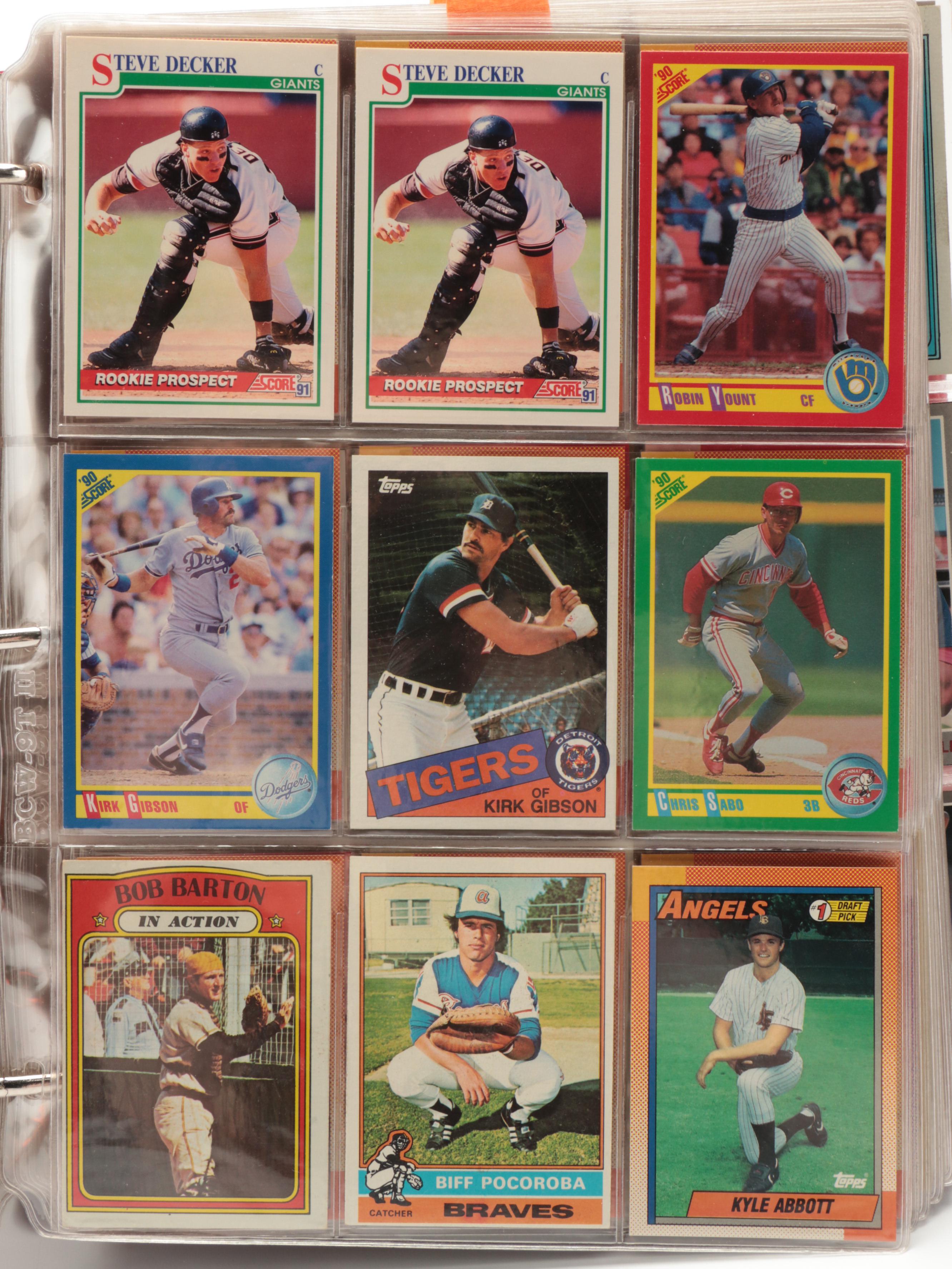 Topps with Other Sports Cards, Babe Ruth, Dan Marino, and More, 1970s–1990s