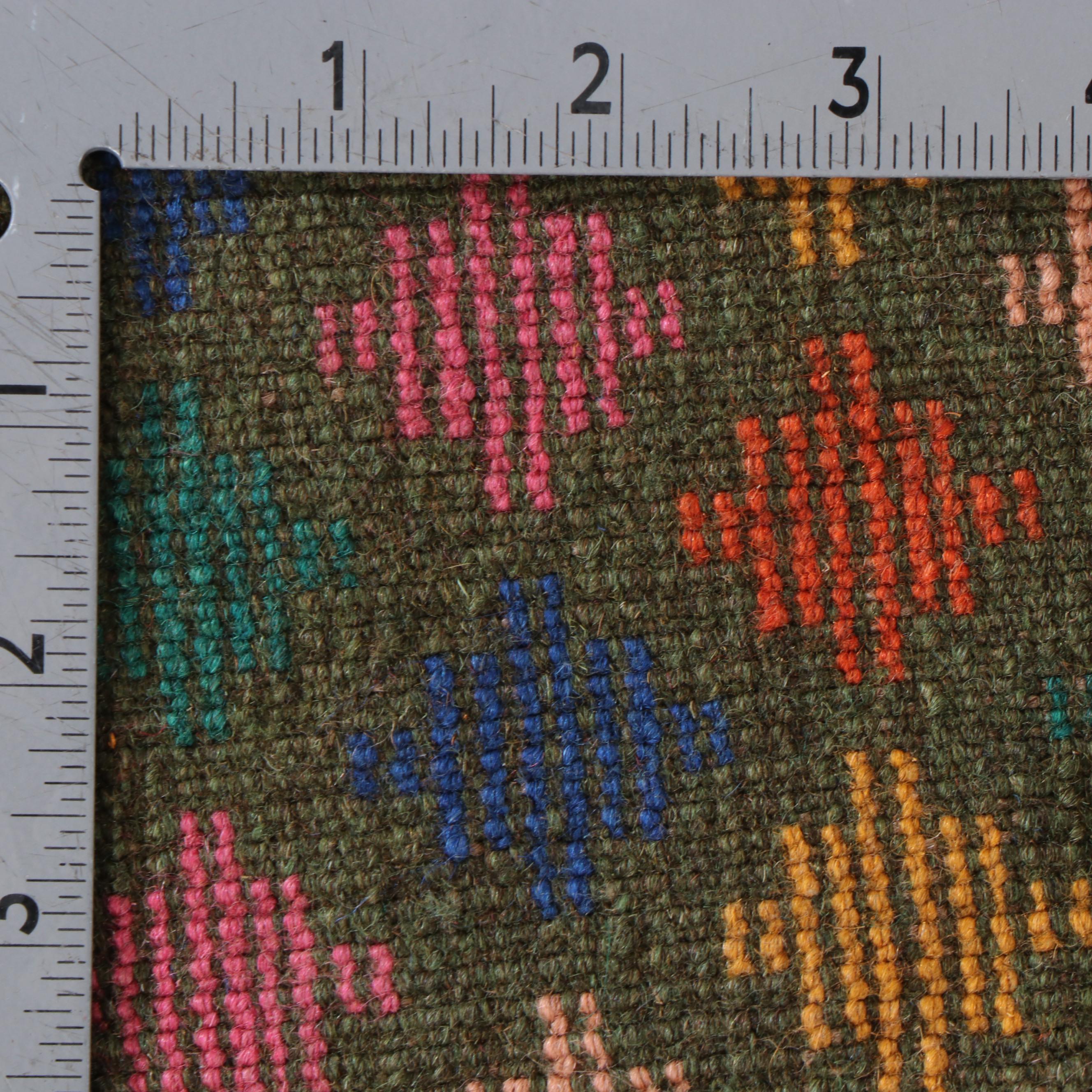 3' x 4'6 Hand-Knotted Indo-Persian Gabbeh Accent Rug