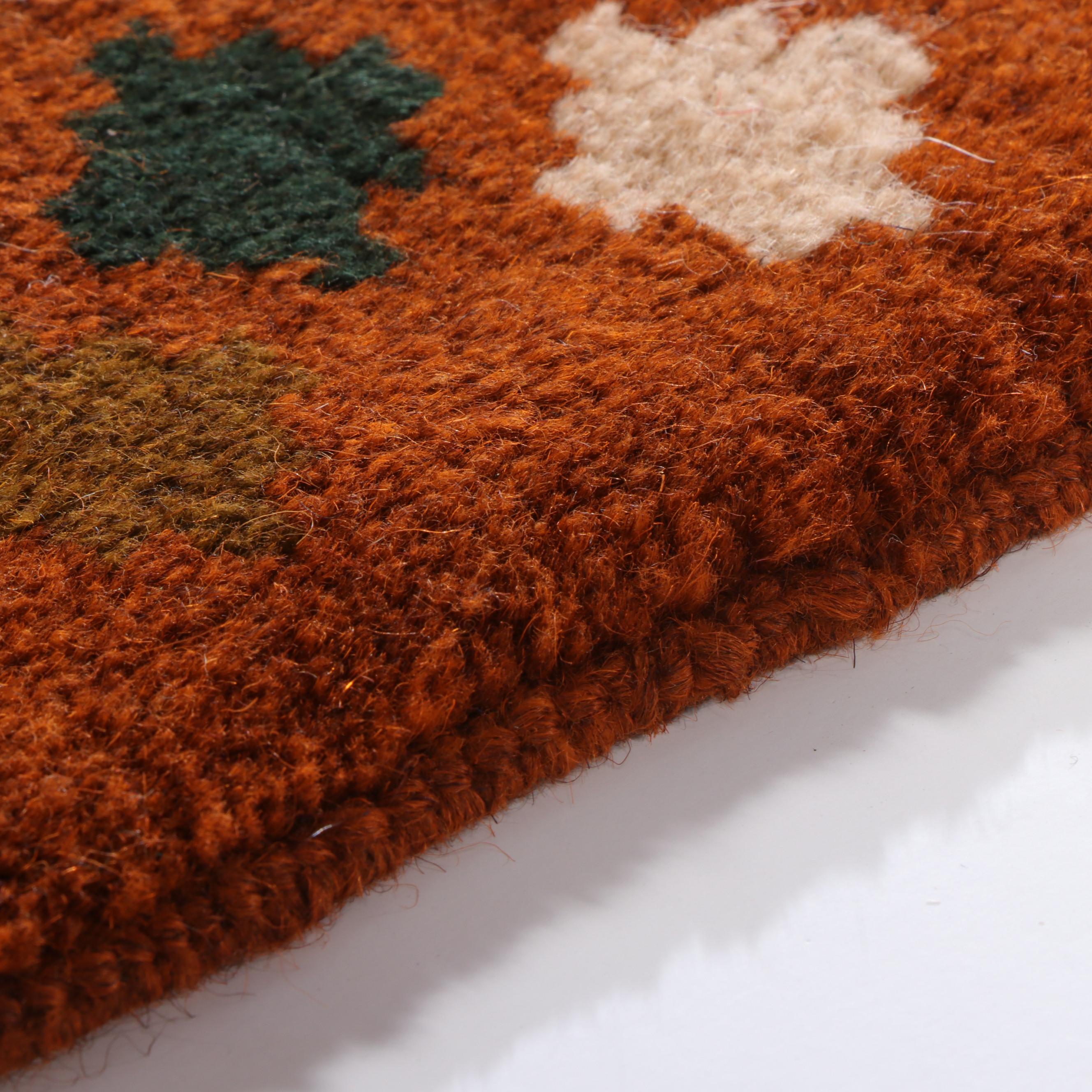 3' x 4'3 Hand-Knotted Indo-Persian Gabbeh Accent Rug