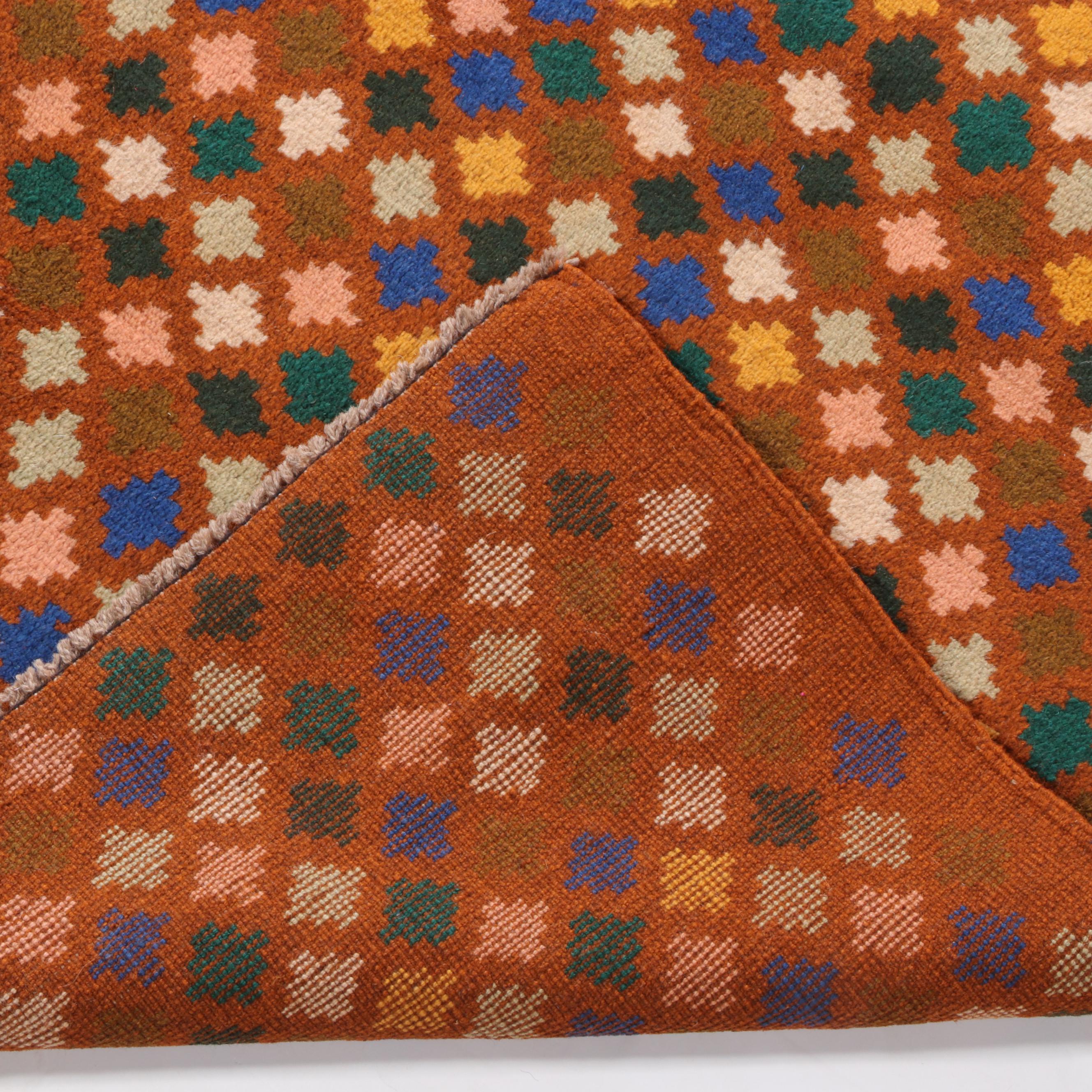 3' x 4'3 Hand-Knotted Indo-Persian Gabbeh Accent Rug