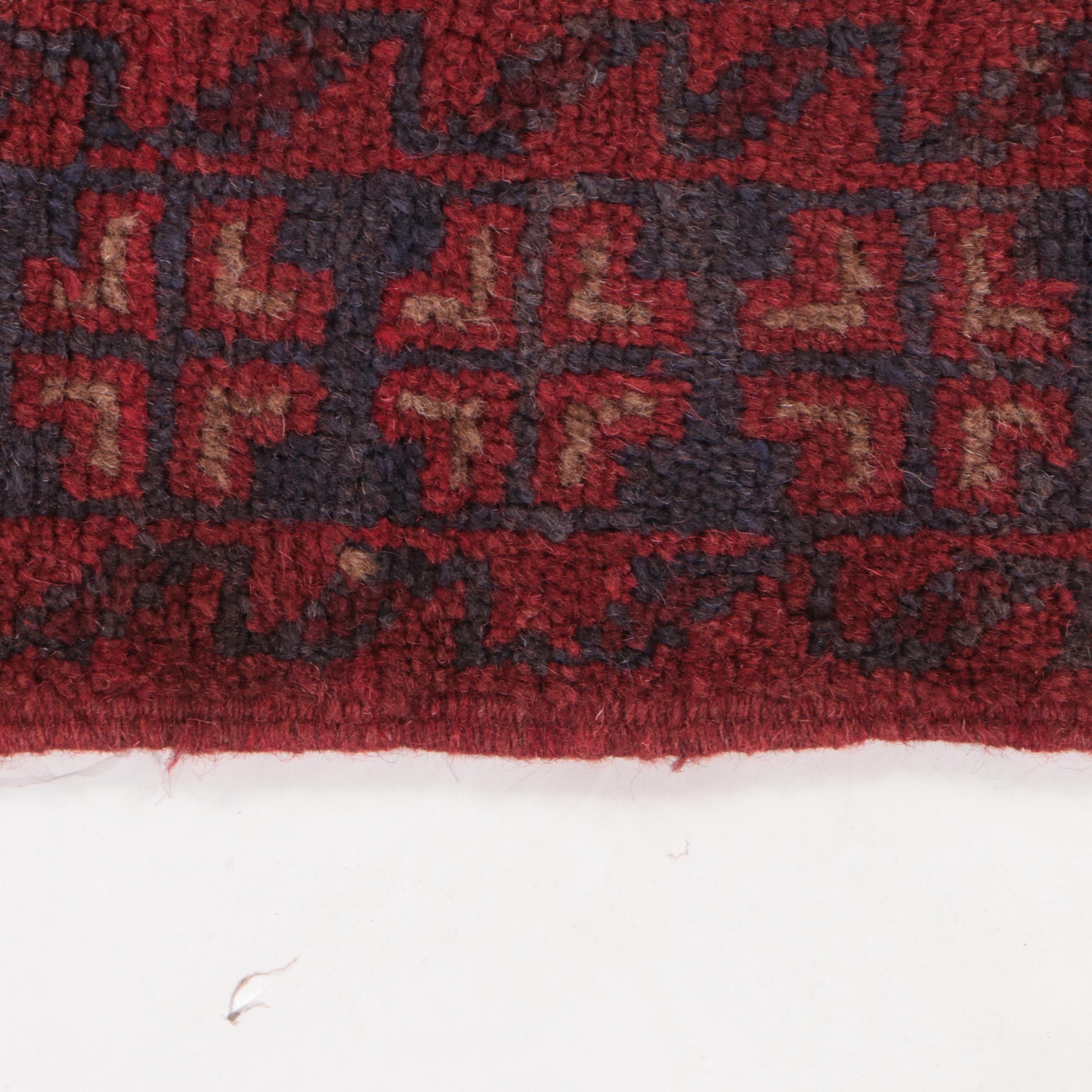 2'2 x 8'5 Hand-Knotted Afghan Mixed Technique Carpet Runner