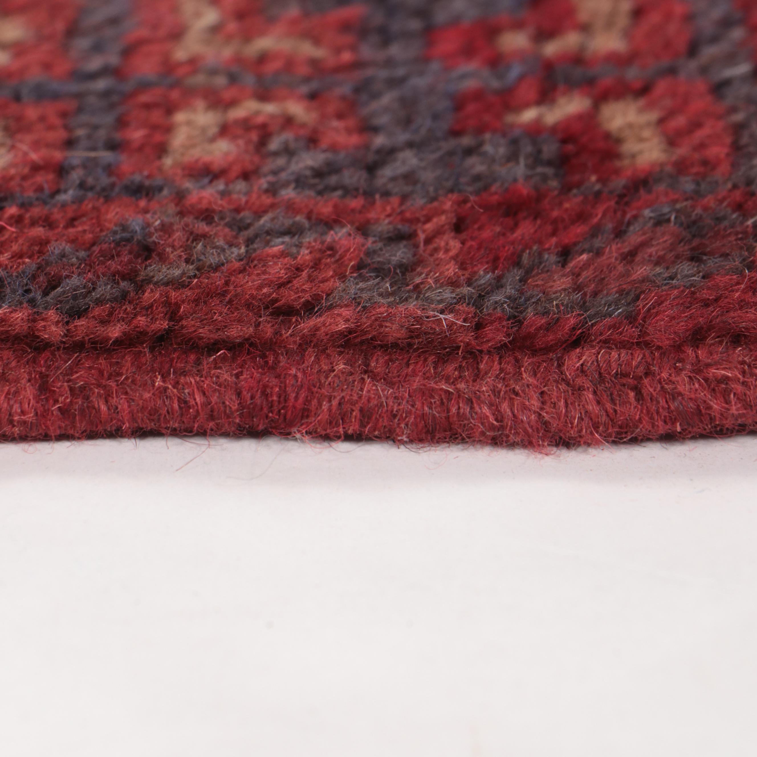 2'2 x 8'5 Hand-Knotted Afghan Mixed Technique Carpet Runner