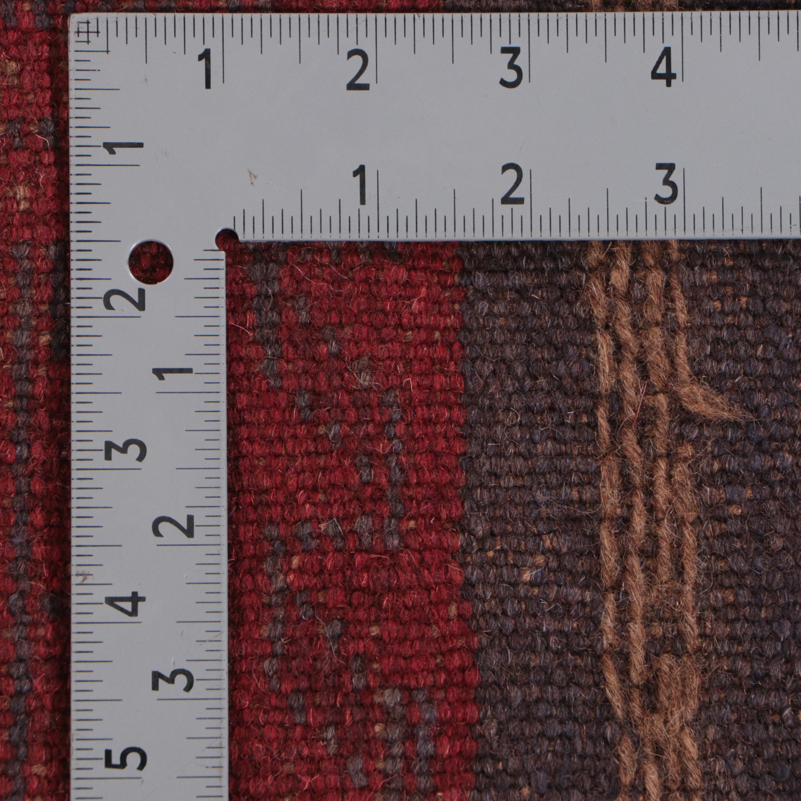 2'2 x 8'5 Hand-Knotted Afghan Mixed Technique Carpet Runner