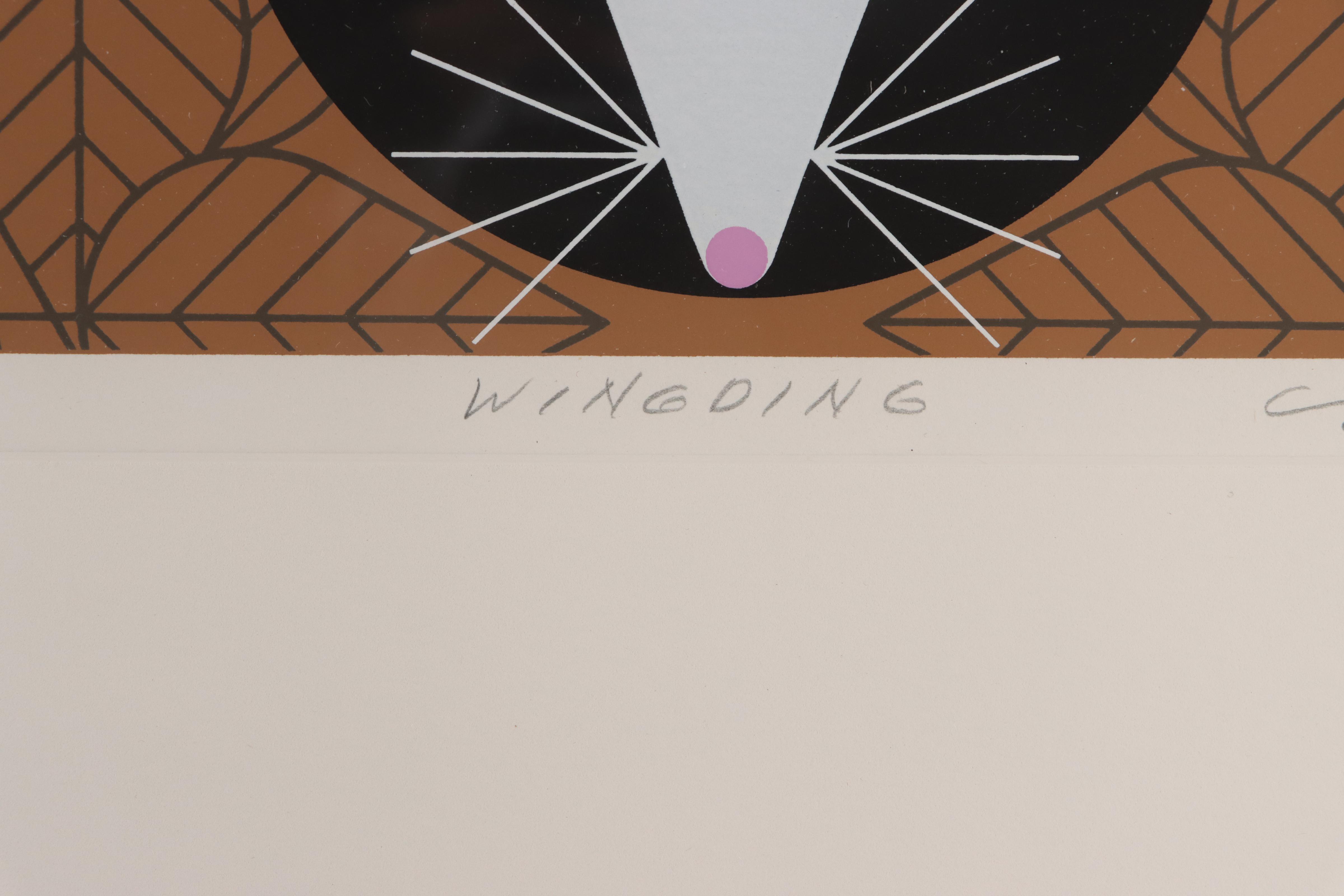 Charley Harper Serigraph "Wingding," 1985