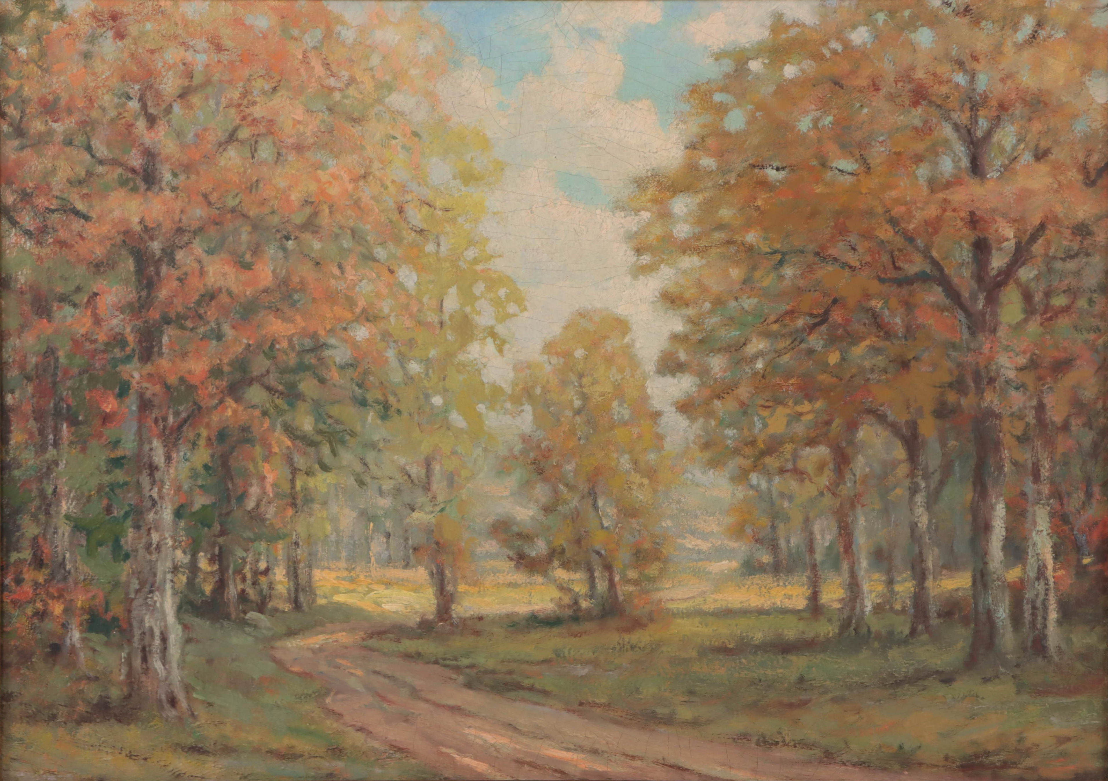 John Drapp Landscape Oil Painting, 1931