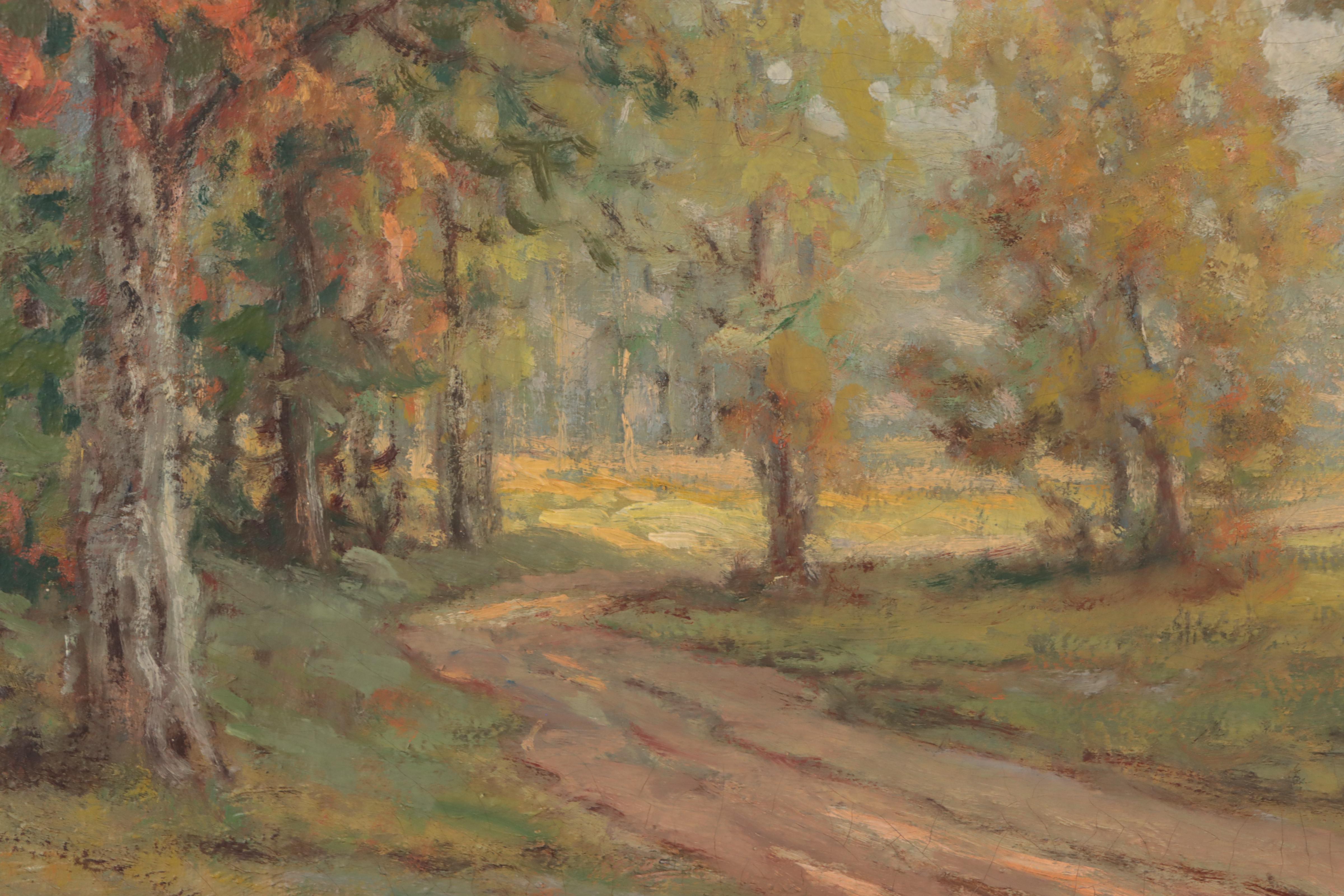 John Drapp Landscape Oil Painting, 1931