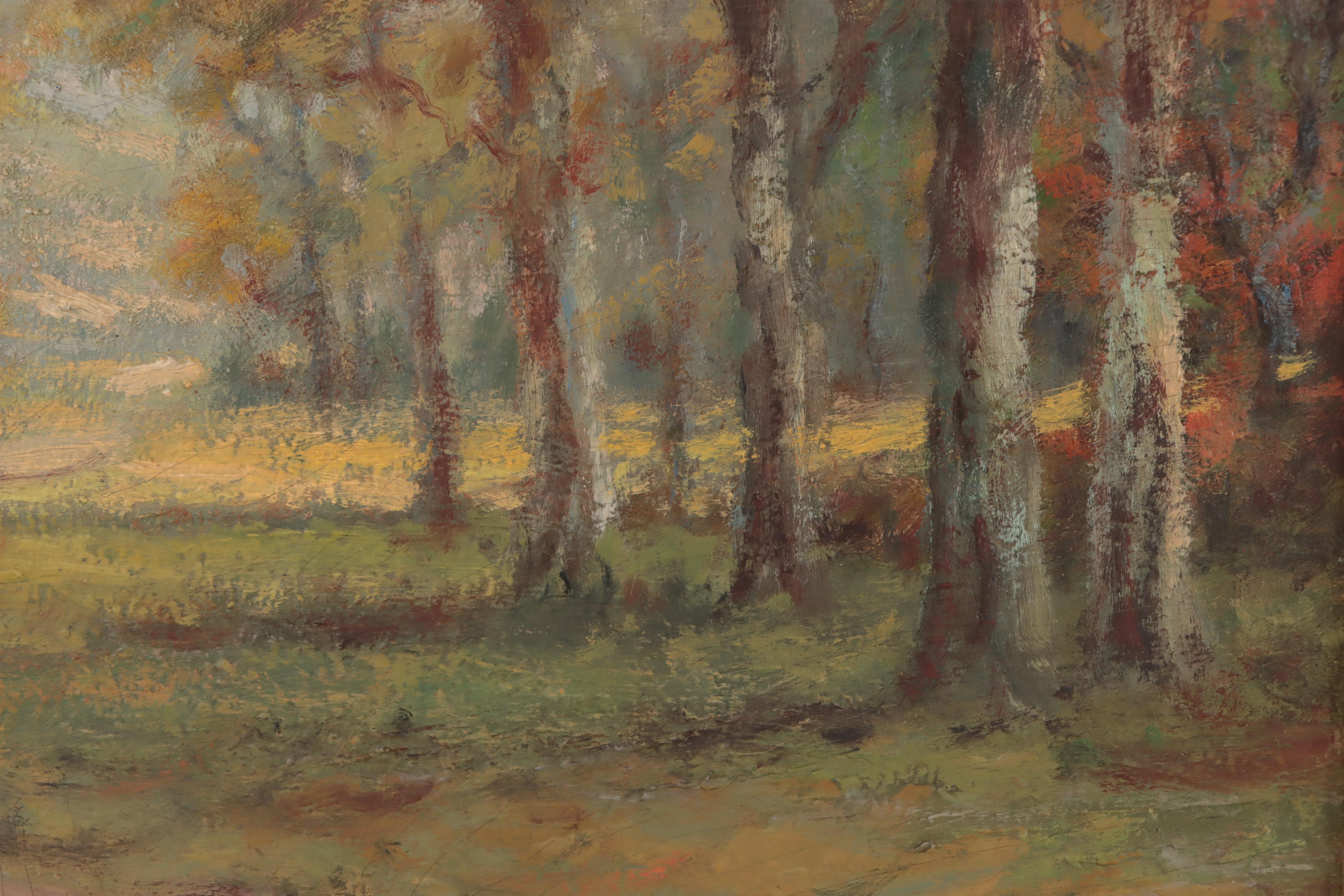 John Drapp Landscape Oil Painting, 1931