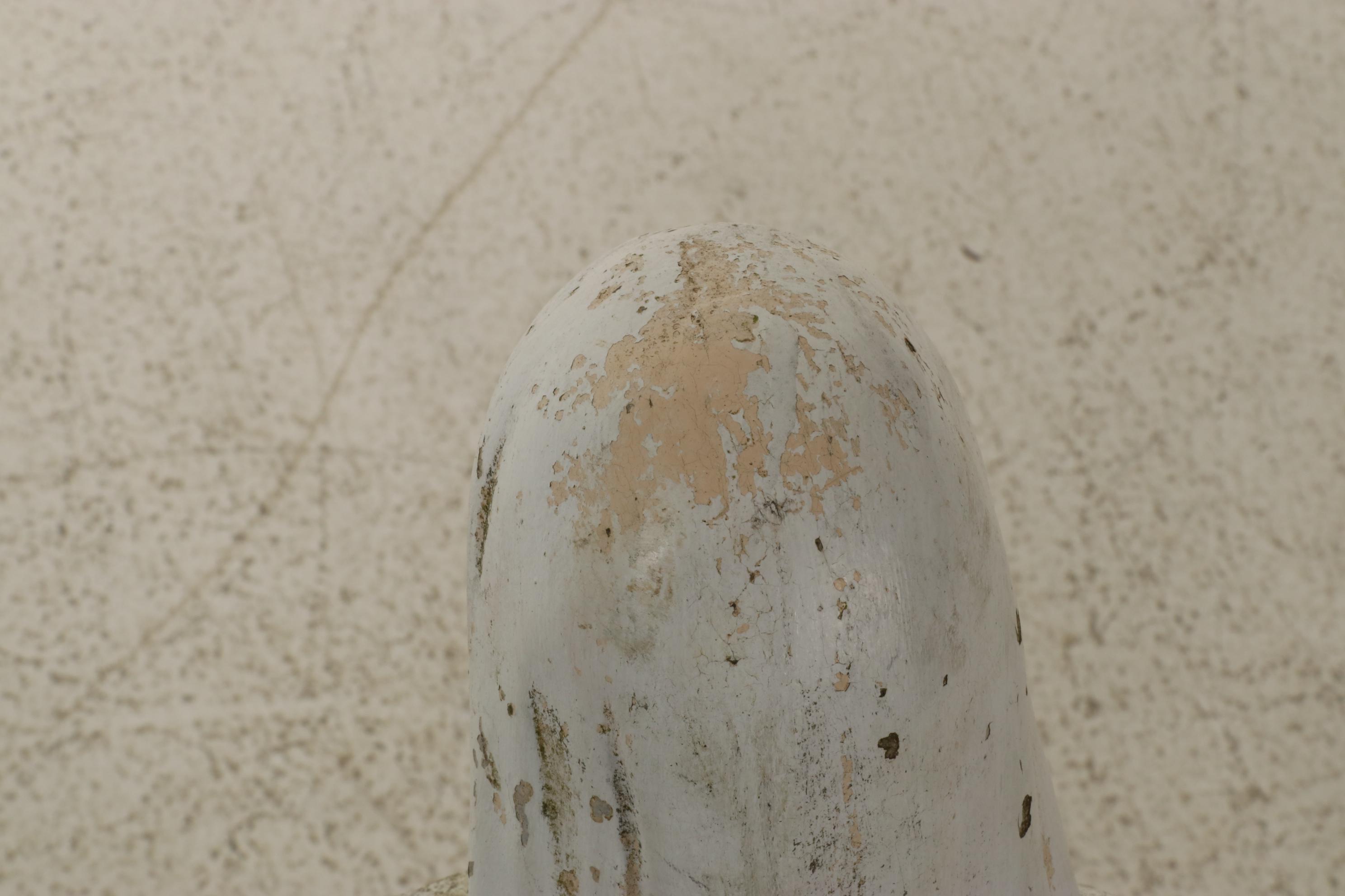 George Carruth "Garden Smile" Green Man Wall Plaque with Virgin Mary Statue