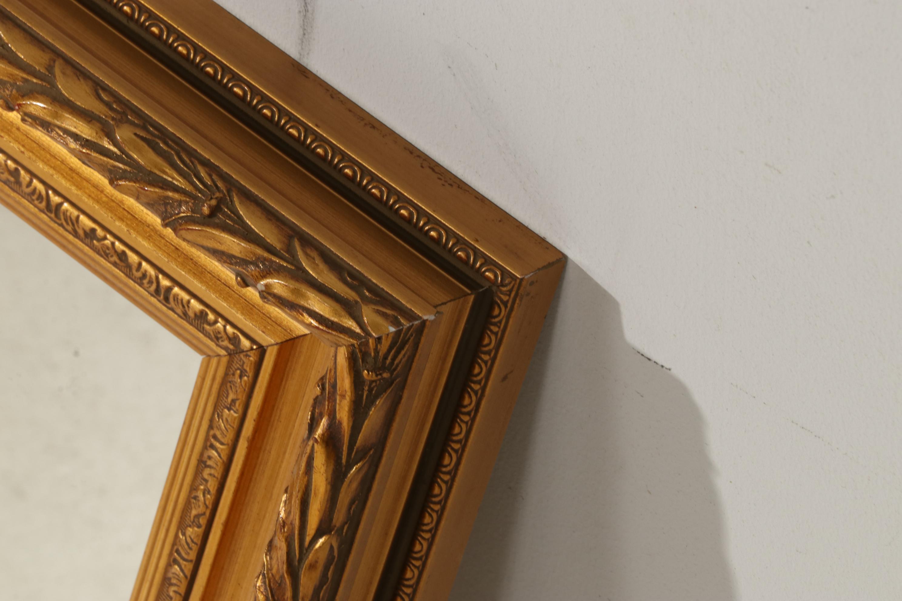 The Bombay Company Neoclassical Style Wall Shelves and Giltwood Mirror