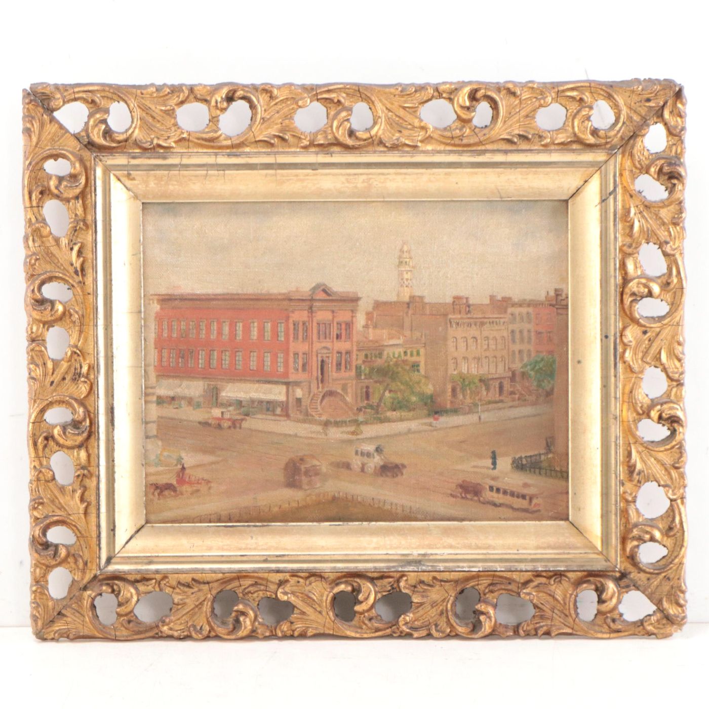 Oil Painting of Cityscape