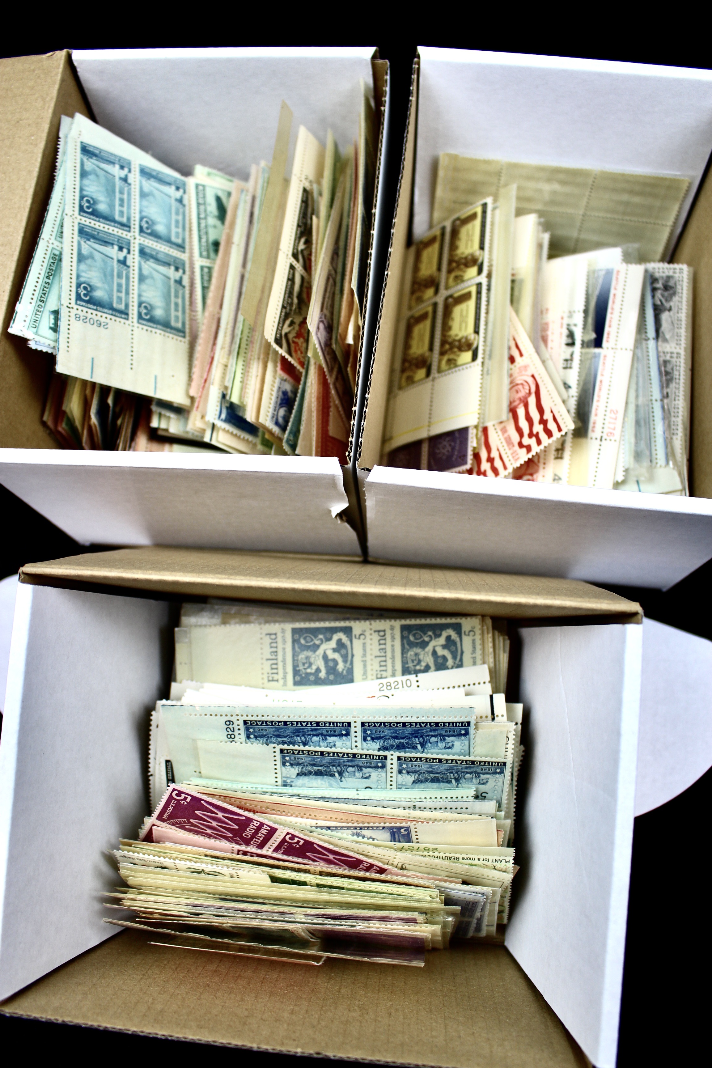 570 U.S. Postage Stamp Plate Blocks