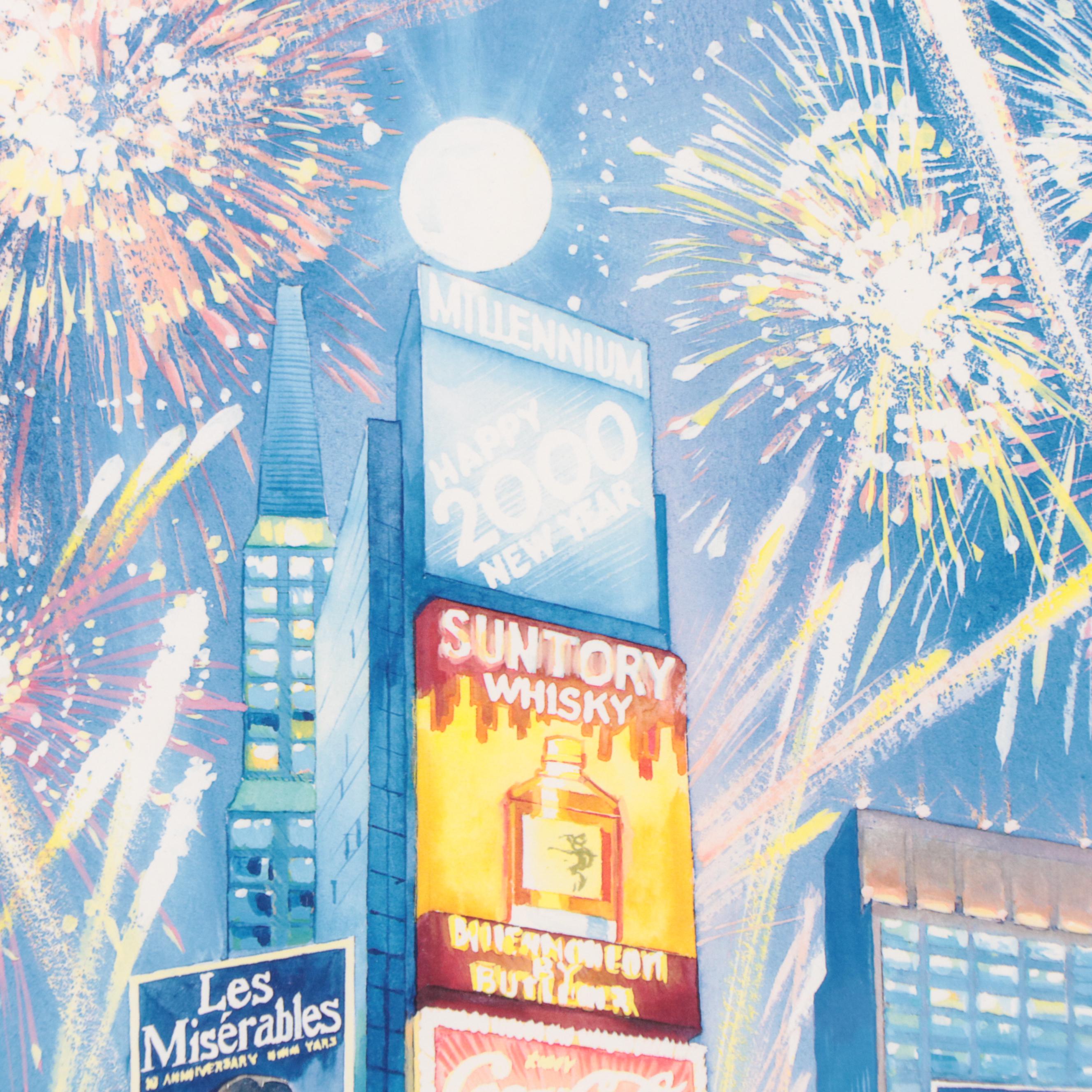 Roustam Nour Digital Print "Times Square Ball Drop"