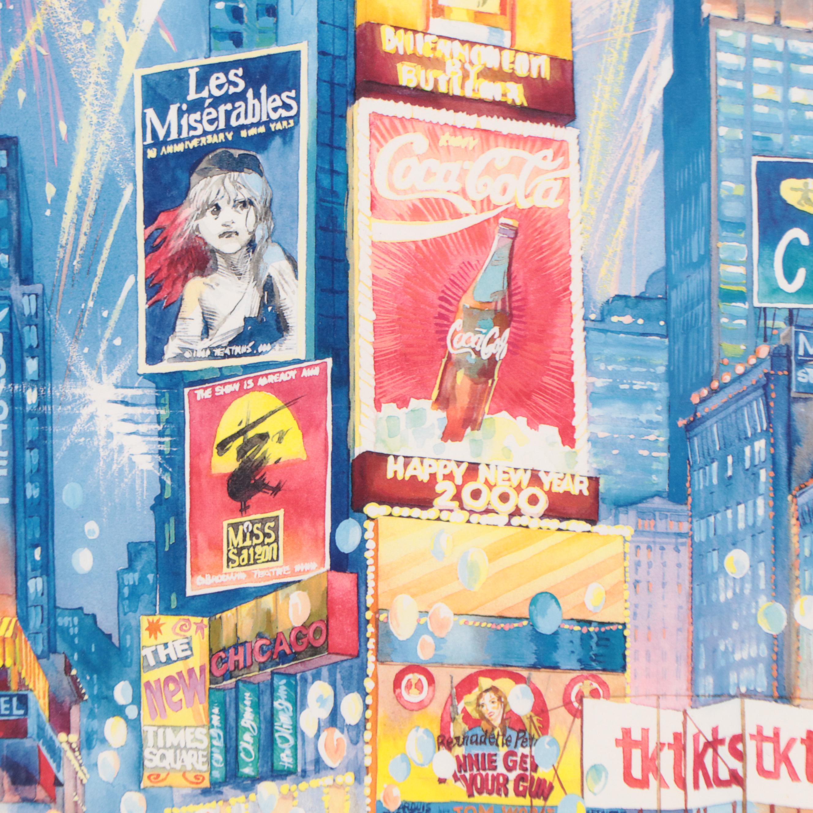 Roustam Nour Digital Print "Times Square Ball Drop"