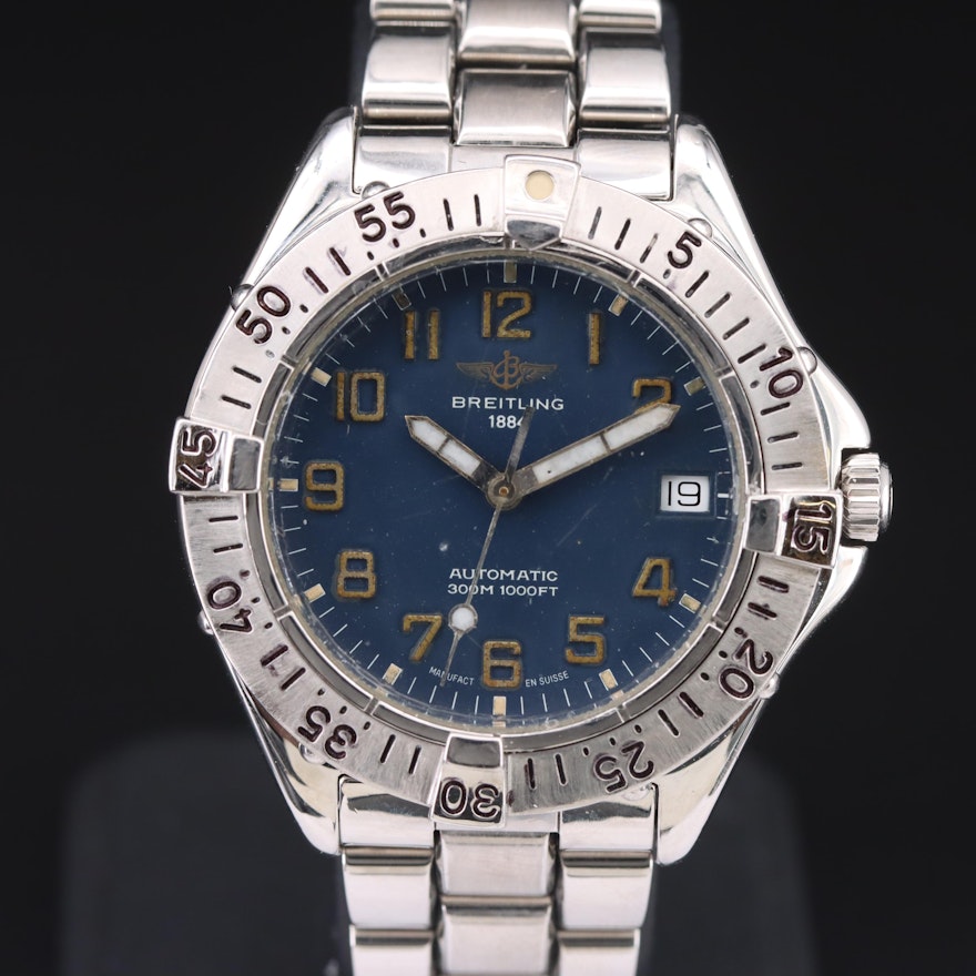 Breitling Colt Stainless Steel Automatic Wristwatch