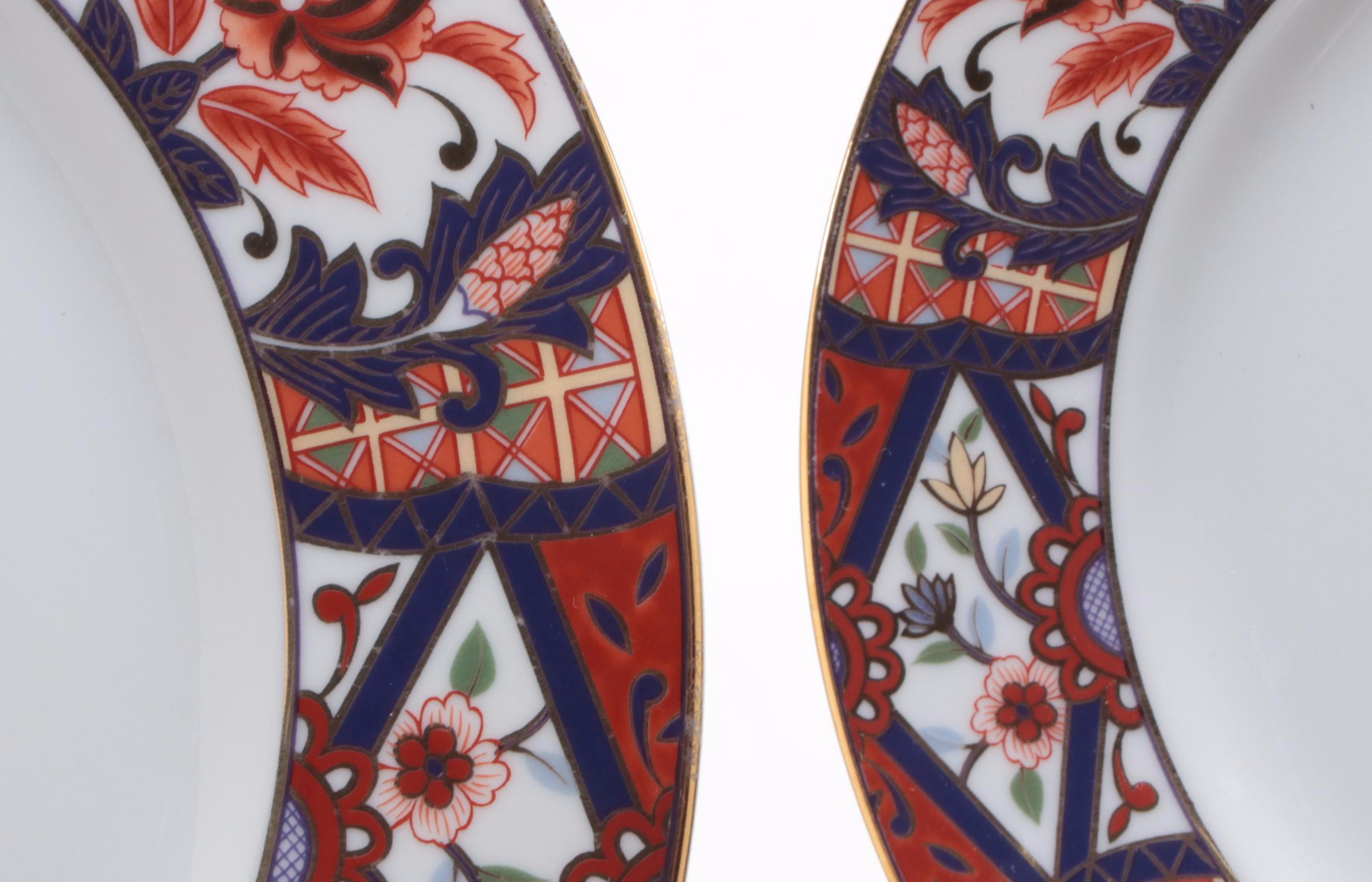 Gourmet "Imari" Bone China Dinnerware, Mid to Late 20th Century