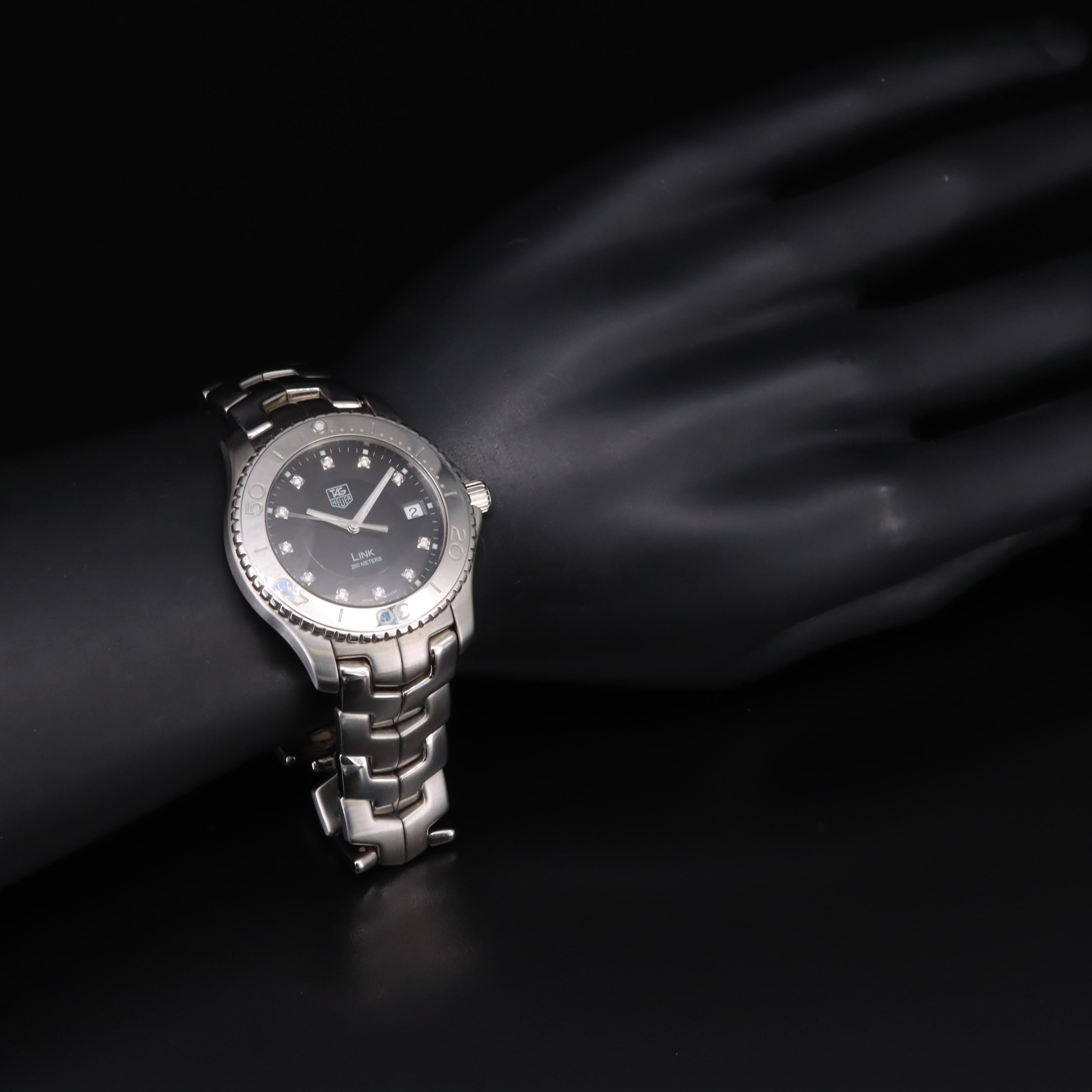 TAG Heuer Link Diamond Dial Quartz Wriswatch