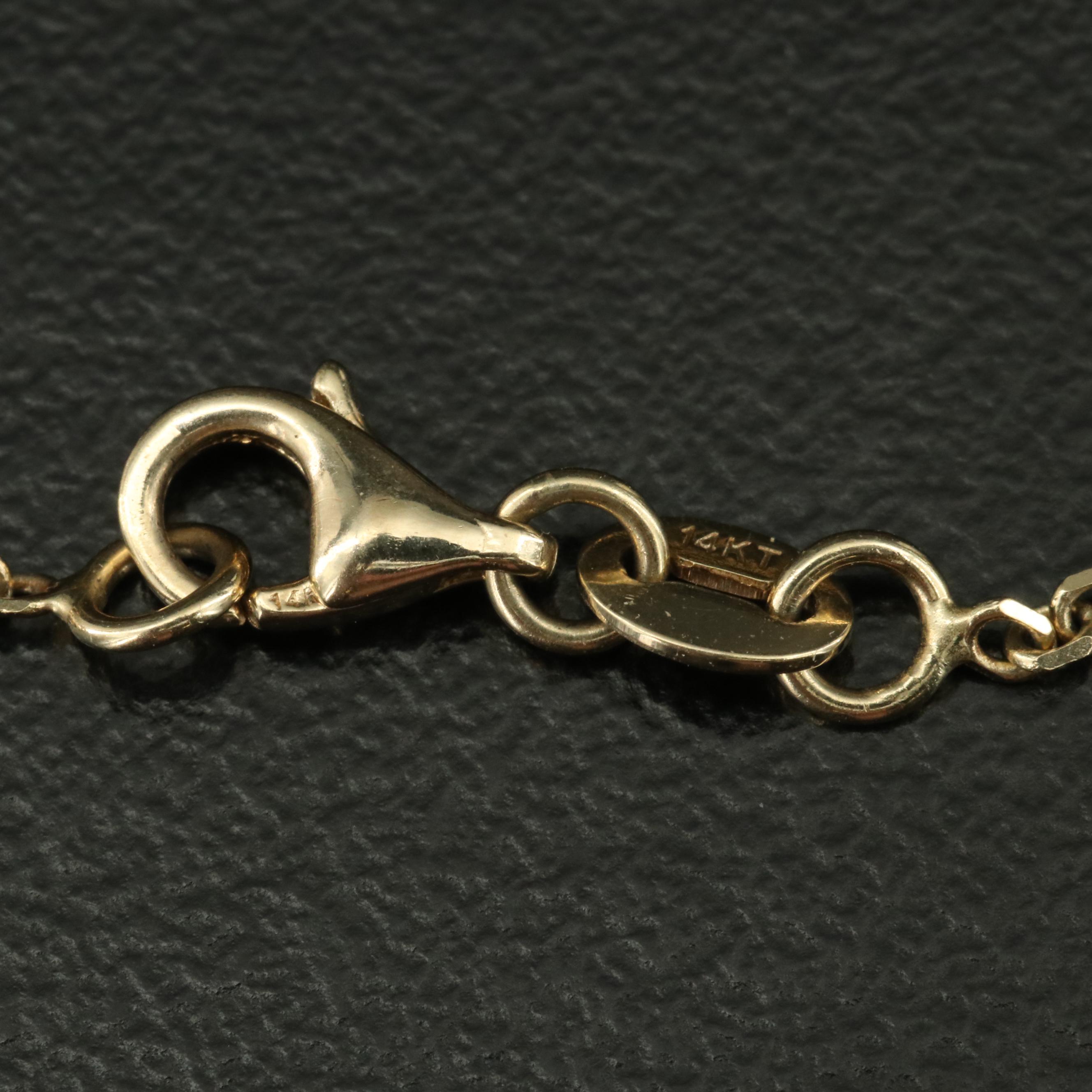 14K 0.40 CTW Diamond Trillion Flower Necklace and Earrings Set