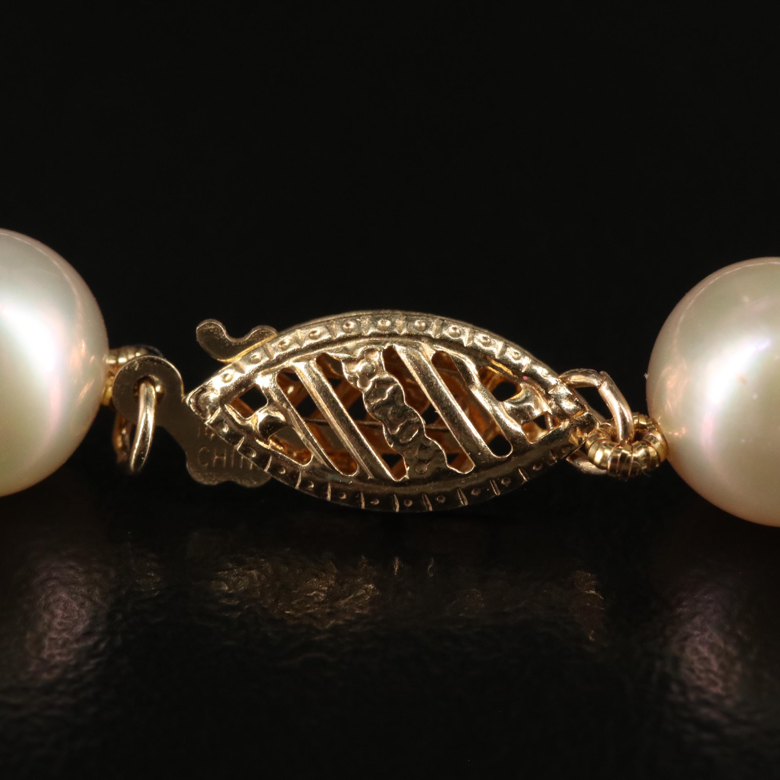 14K Pearl Bracelet