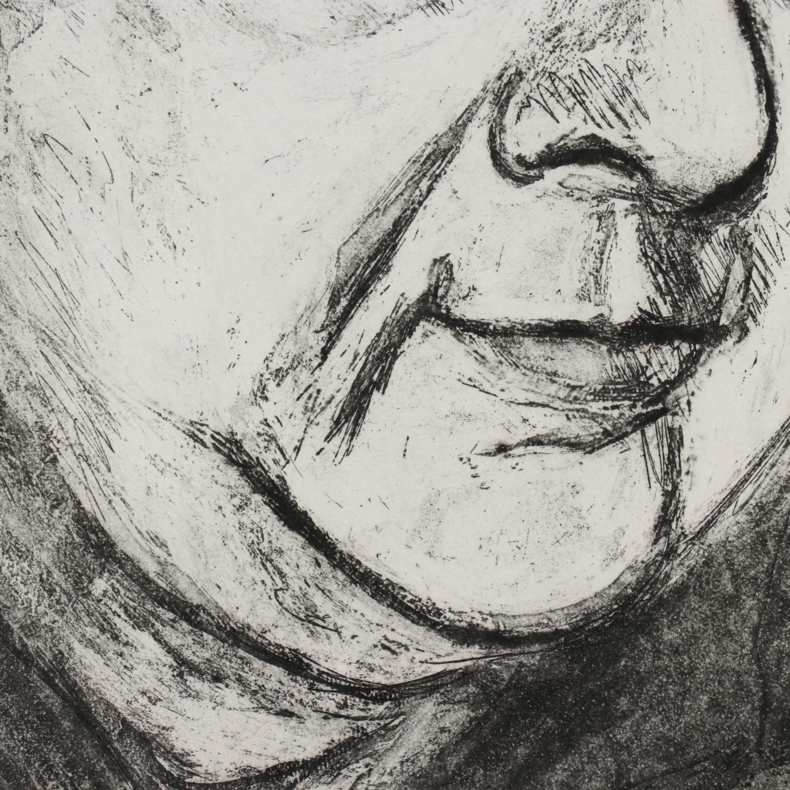 Sidney Chafetz Portrait Etching "Dr. Val Jordan"