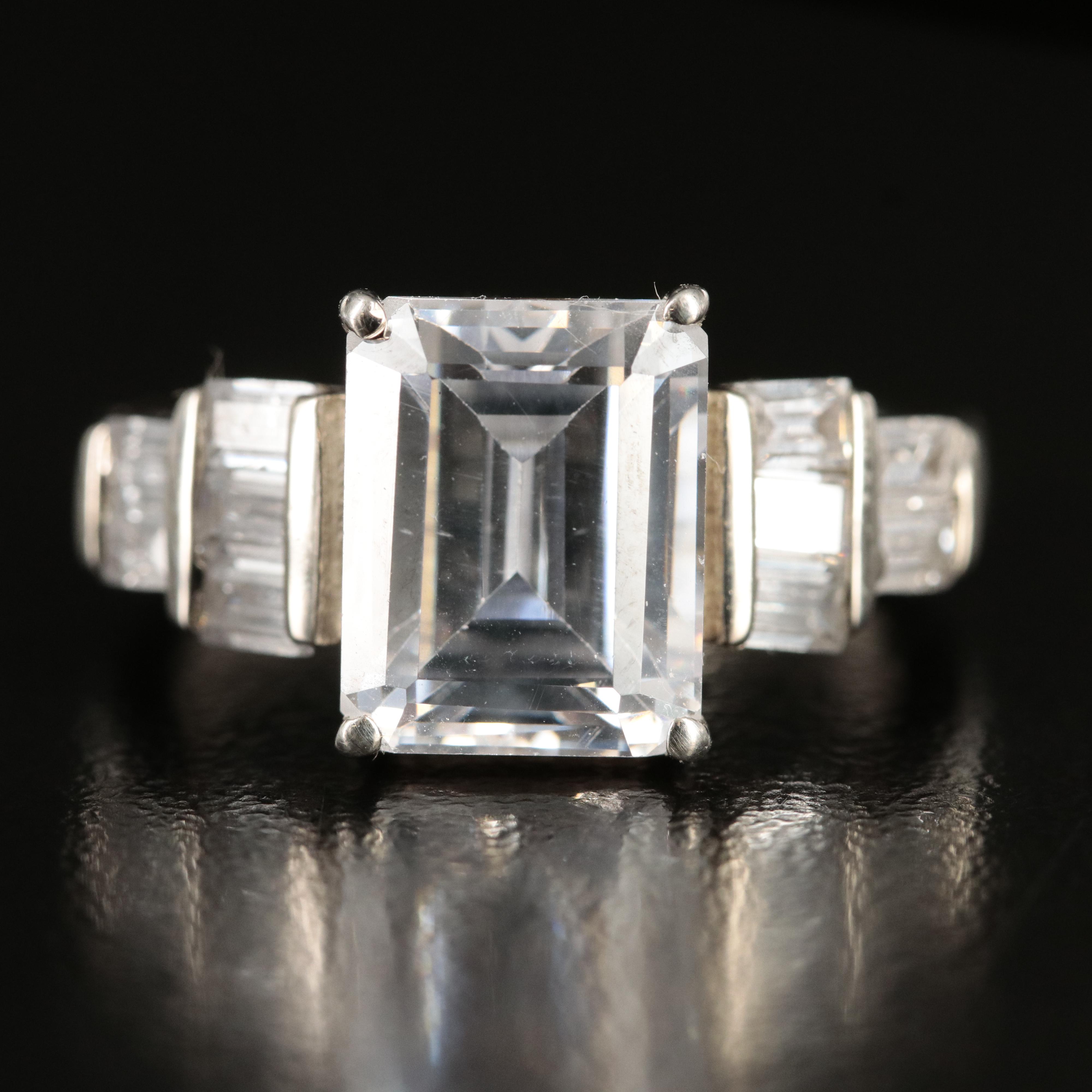 Sterling Cubic Zirconia Ring