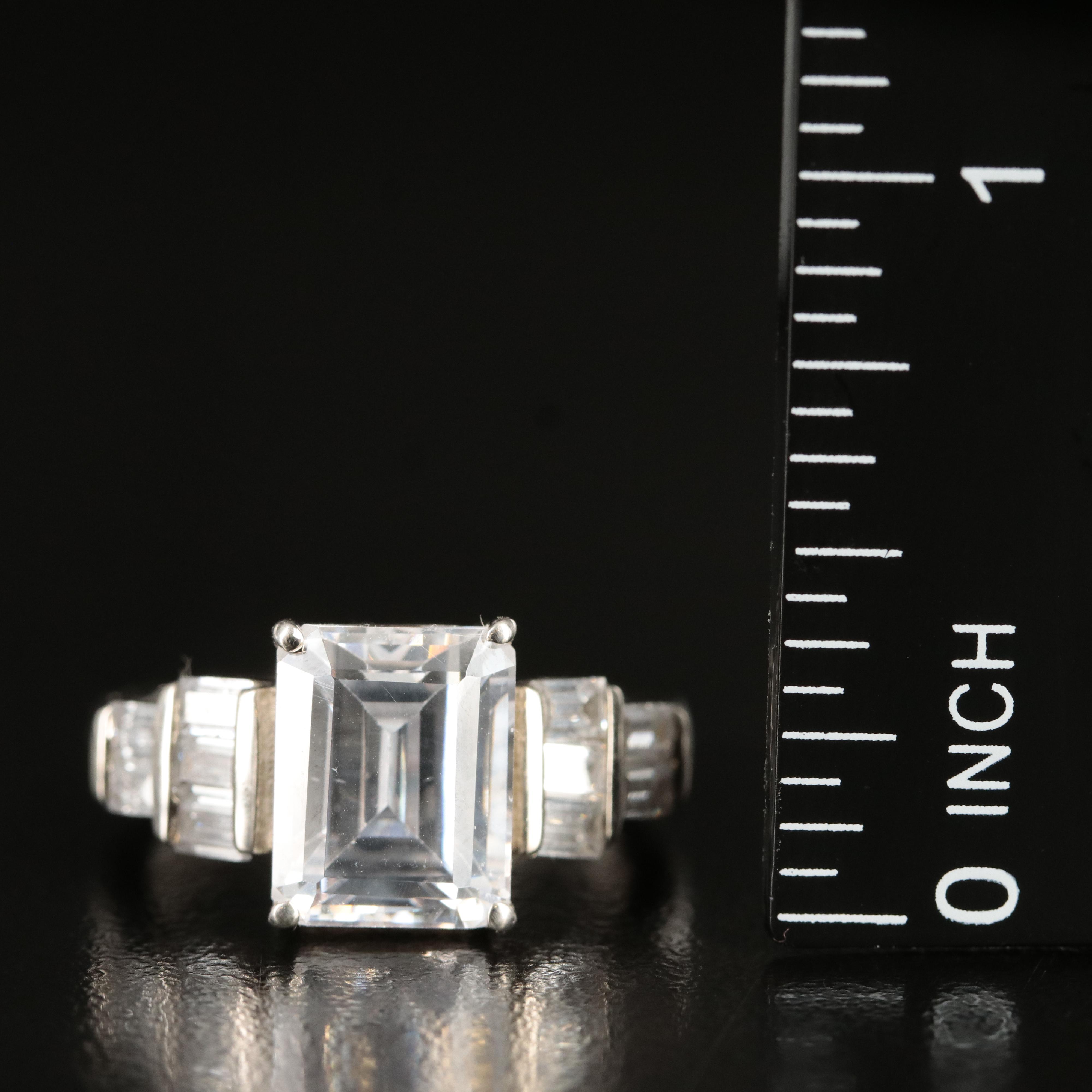 Sterling Cubic Zirconia Ring